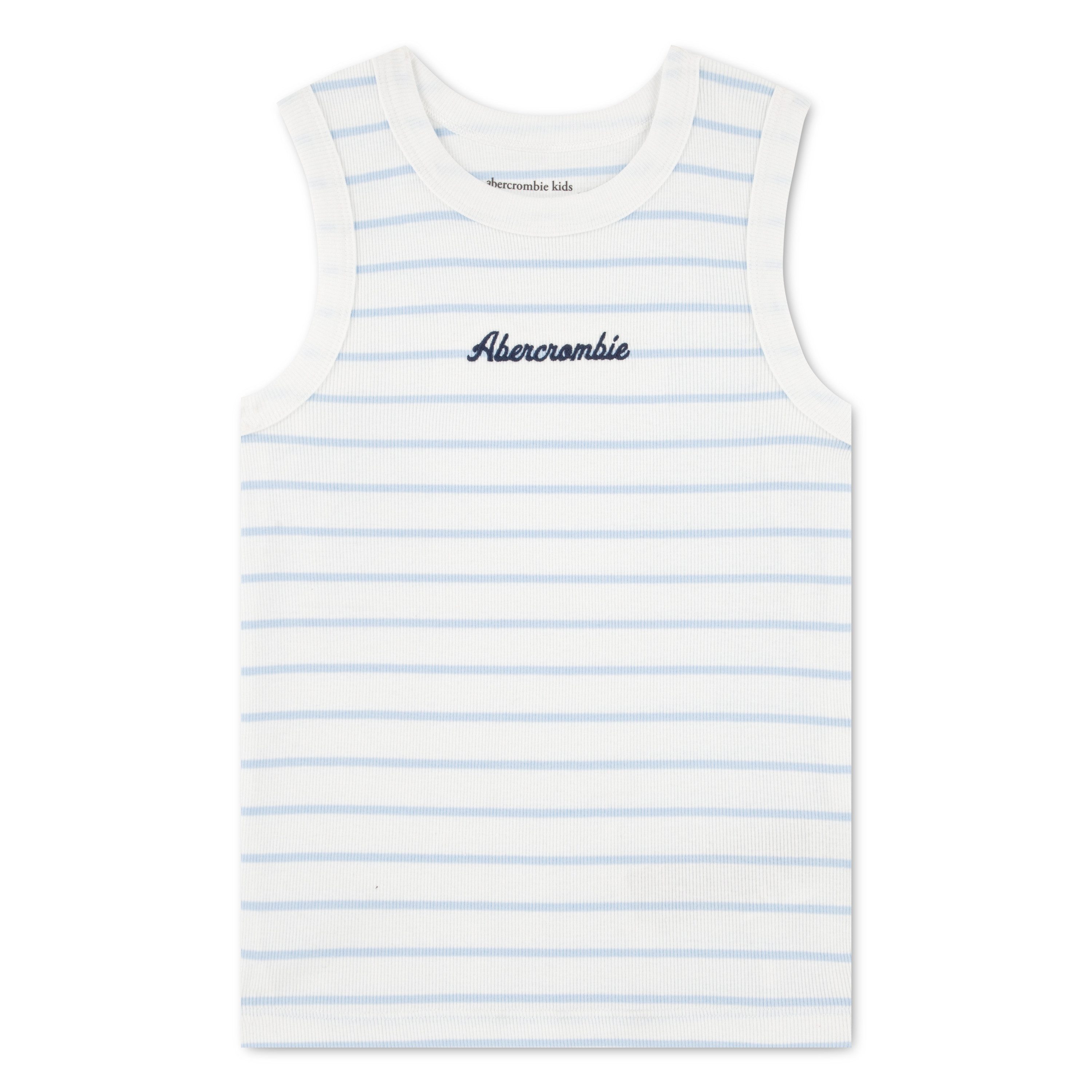 Abercrombie Kids Ripptanktop AFG ESSENTIAL HIGH NECK TANK mit Logo Schriftzug