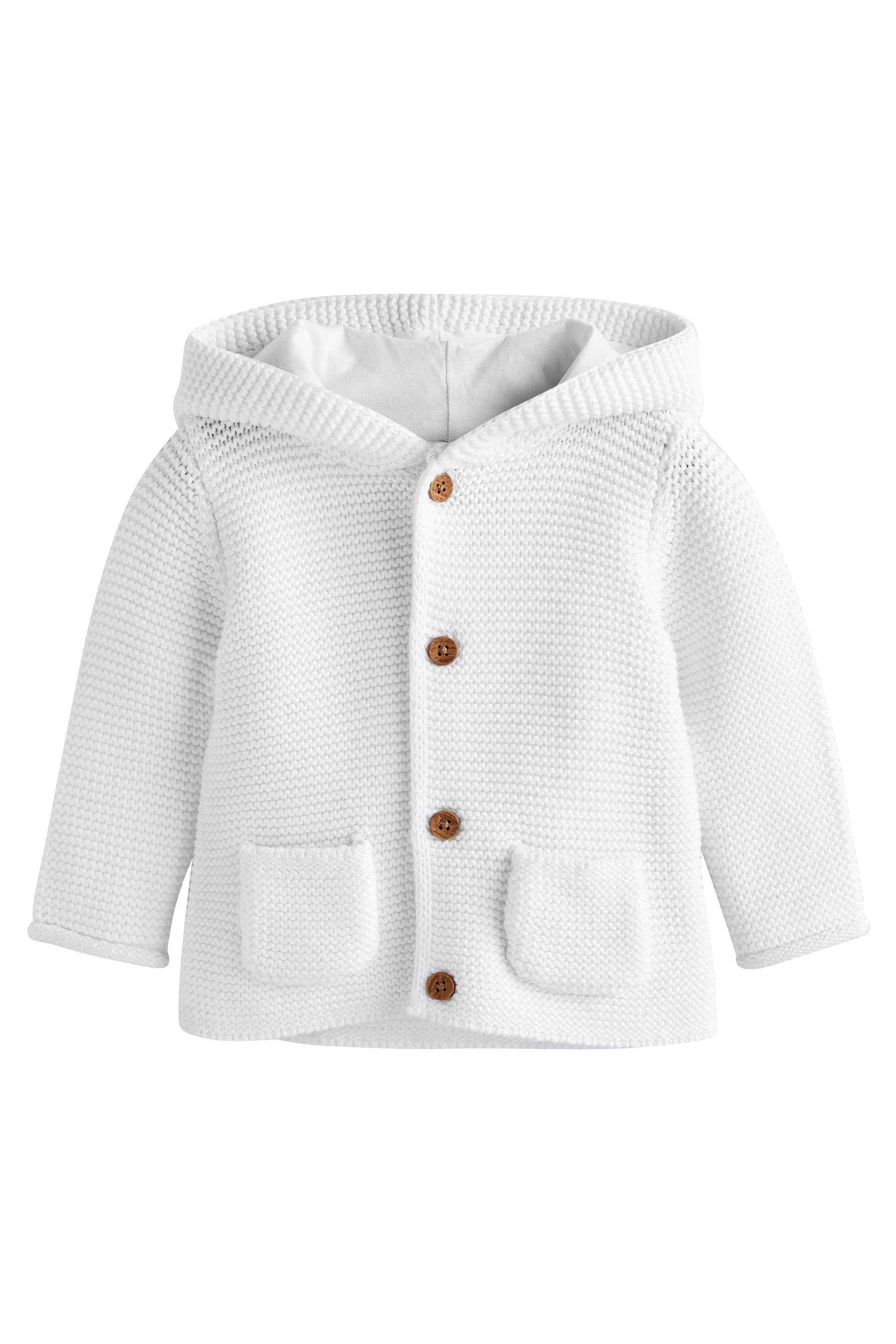 Next Strickjacke Baby Strickjacke (1-tlg) White