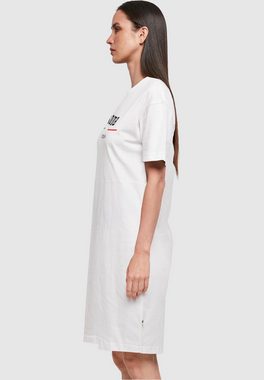 Merchcode Shirtkleid Merchcode Damen Ladies Roma Organic Oversized Slit Tee Dress (1-tlg)