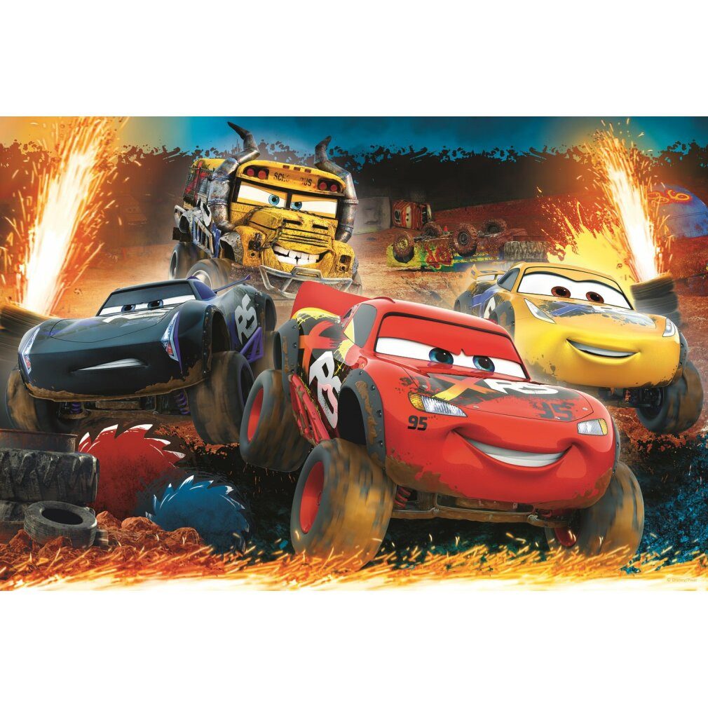 Trefl Puzzle Puzzle Cars 3: Extreme Race 100 Teile, Puzzleteile günstig online kaufen