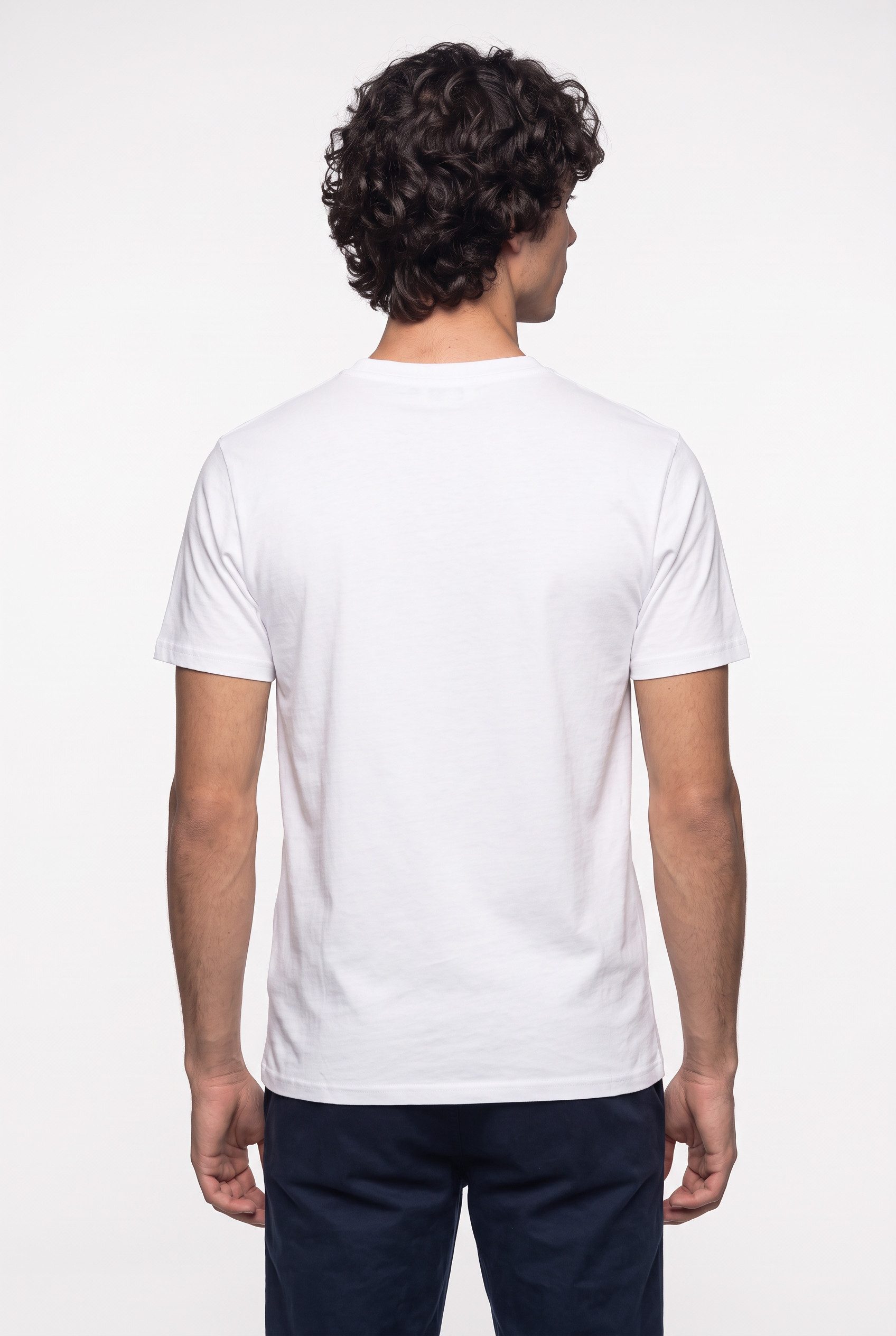 Ellesse T-Shirt SL PRADO TEE mit Logodruck, Kurzarm, schmale Basic-Passform, hüftlange Schnittform – Bild 2 von 5