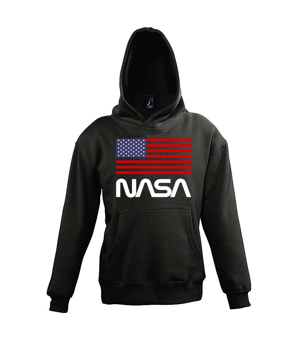 Kapuzenpullover NASA USA Kinder Hoodie Pullover für Jungen und Mädchen