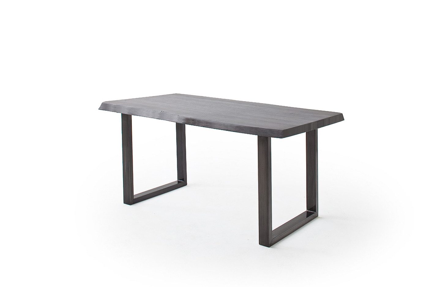 freiraum Baumkantentisch Calabria, in Akazie grau / antik - 200x79,5x100 (BxHxT)