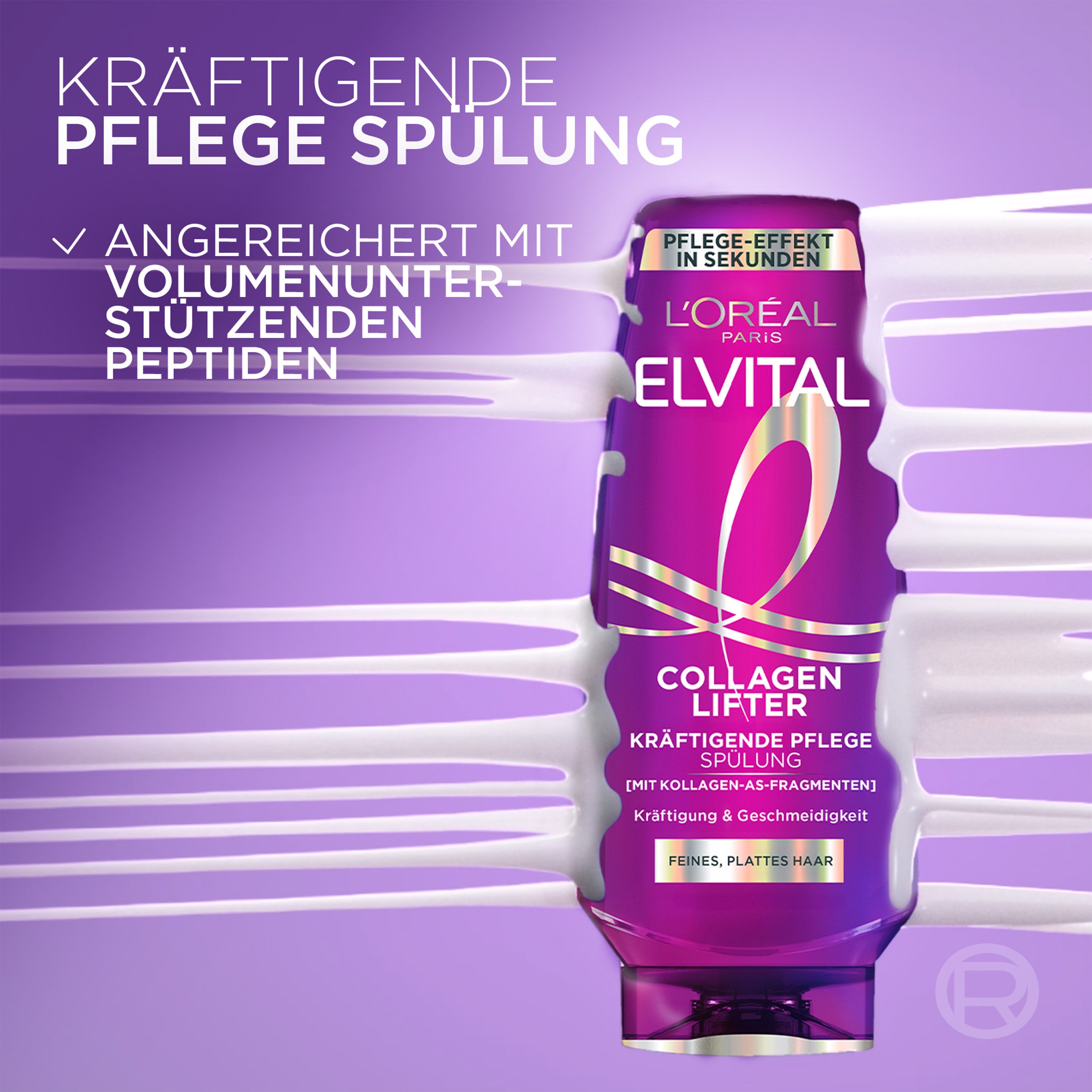 L'ORÉAL PARIS Haarspülung L'Oréal Paris Elvital Collagen Lifter Spülung 6er Packung
