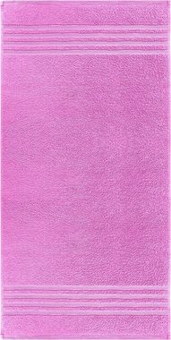 Lashuma Duschtuch London, Frottee (1-St), Frauen Badehandtuch 70x140 cm rosa