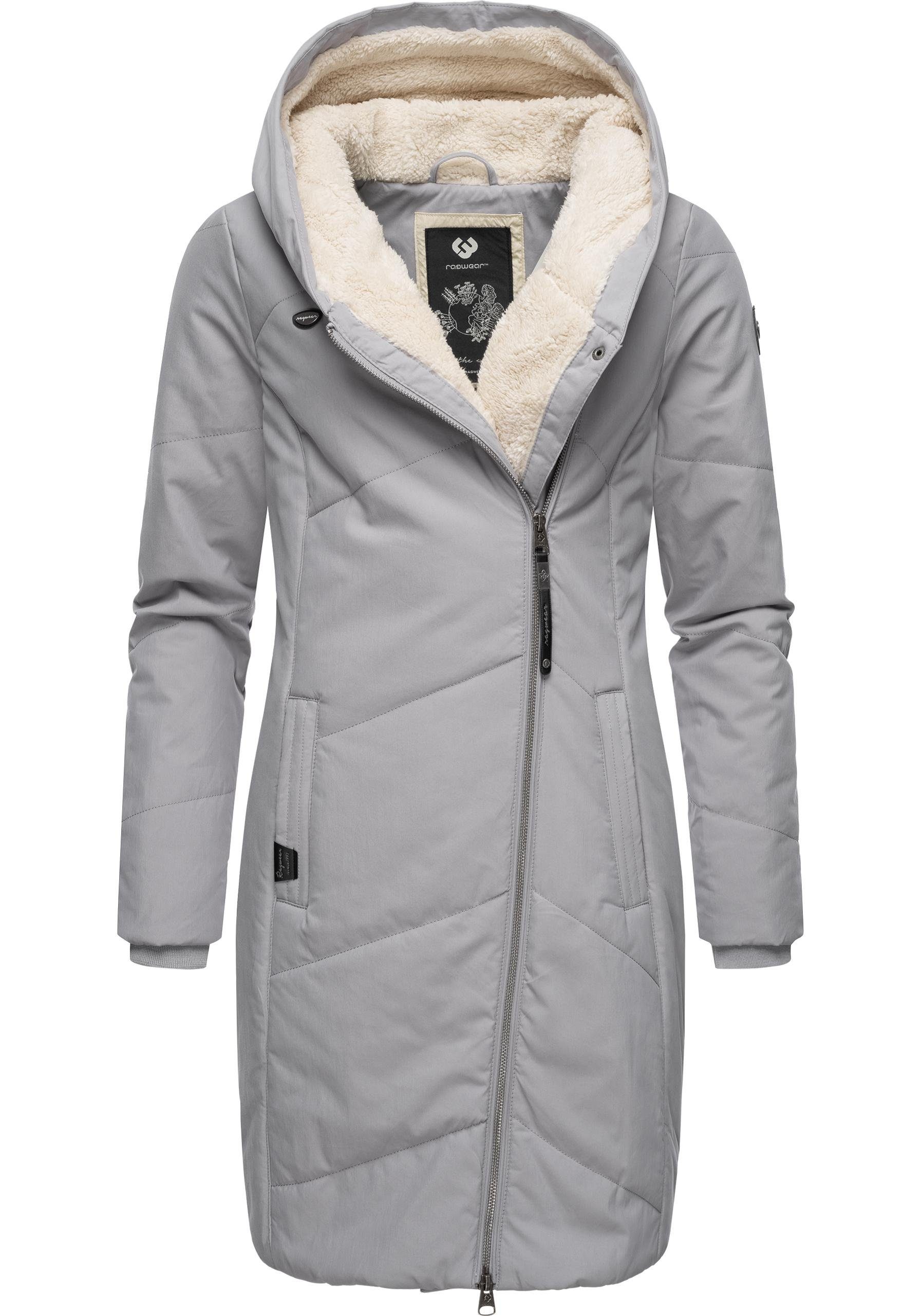 Ragwear Wintermantel Gordon Long gesteppter Winterparka mit asymmetrischem günstig online kaufen