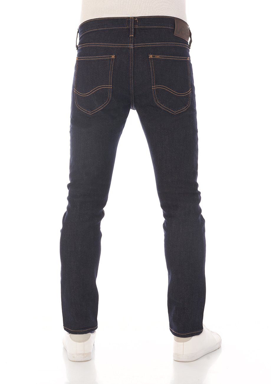 Lee® Tapered-fit-Jeans Tapered Fit Rinse Herren (LSS2SJPJ3) Luke Blue Denim Stretch Hose Jeanshose mit Slim