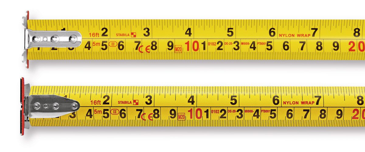 Maßband STABILA Taschenbandmaß 10 m (33) cm/ich-Skala BM 300