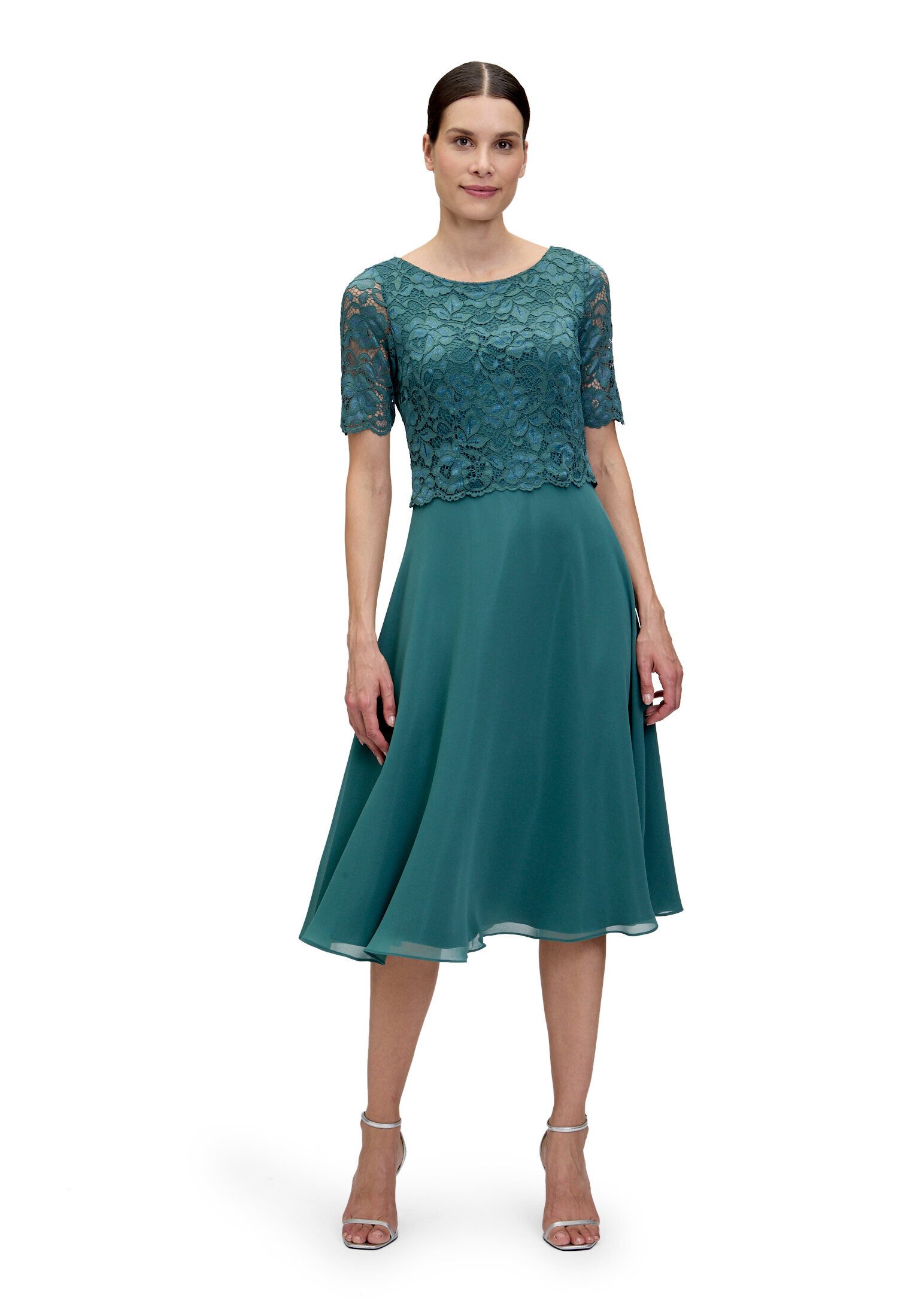 Vera Mont Cocktailkleid Damen mit Spitze Spitze