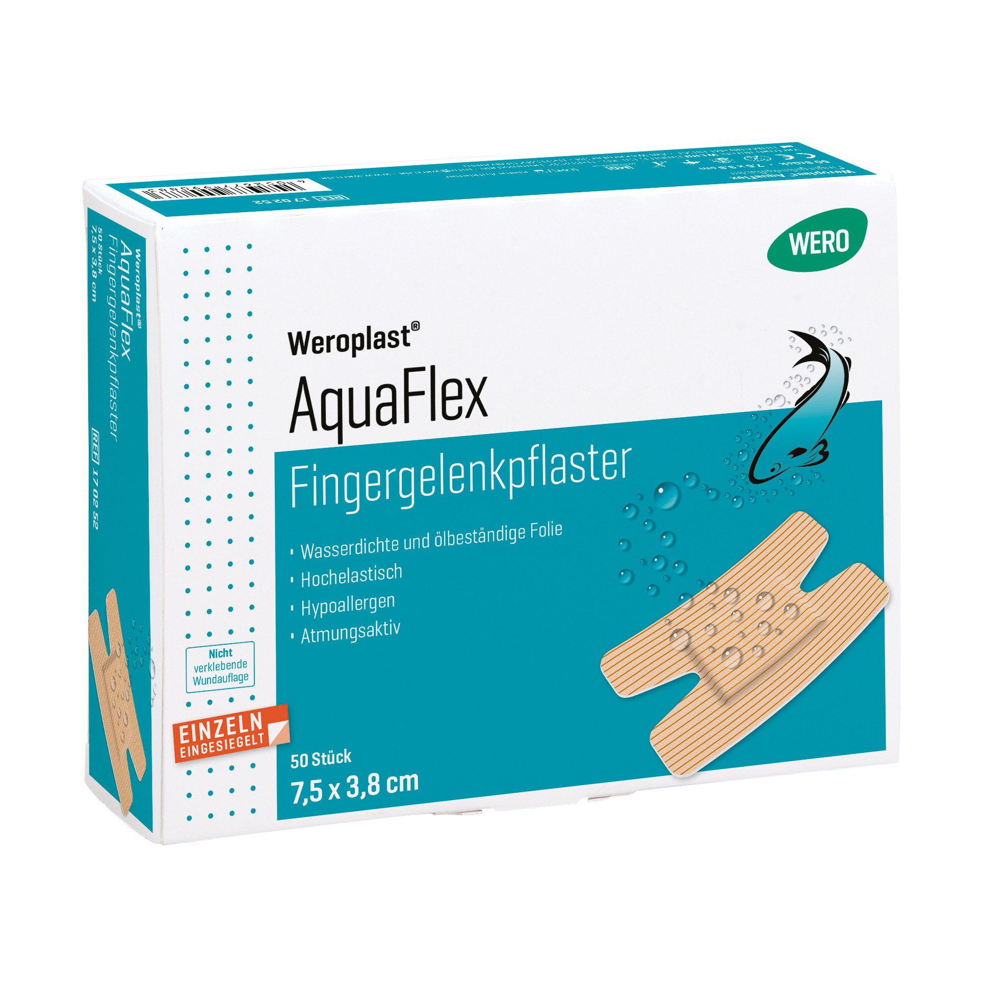 Wundpflaster AquaFlex Fingergelenkpflaster