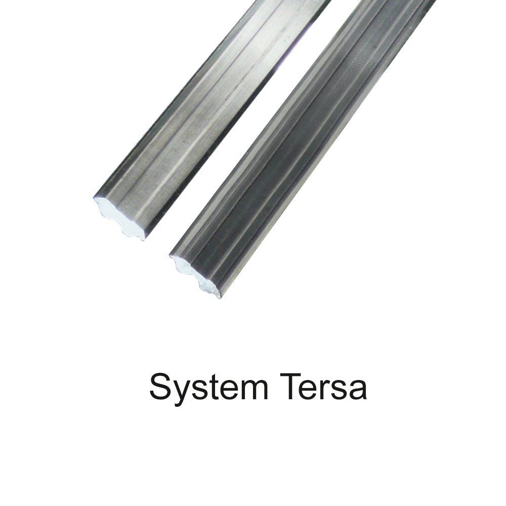Tigra Hobelmesser 2 Stück Tersa Hobelmesser HSS M42 830x10x2,3mm