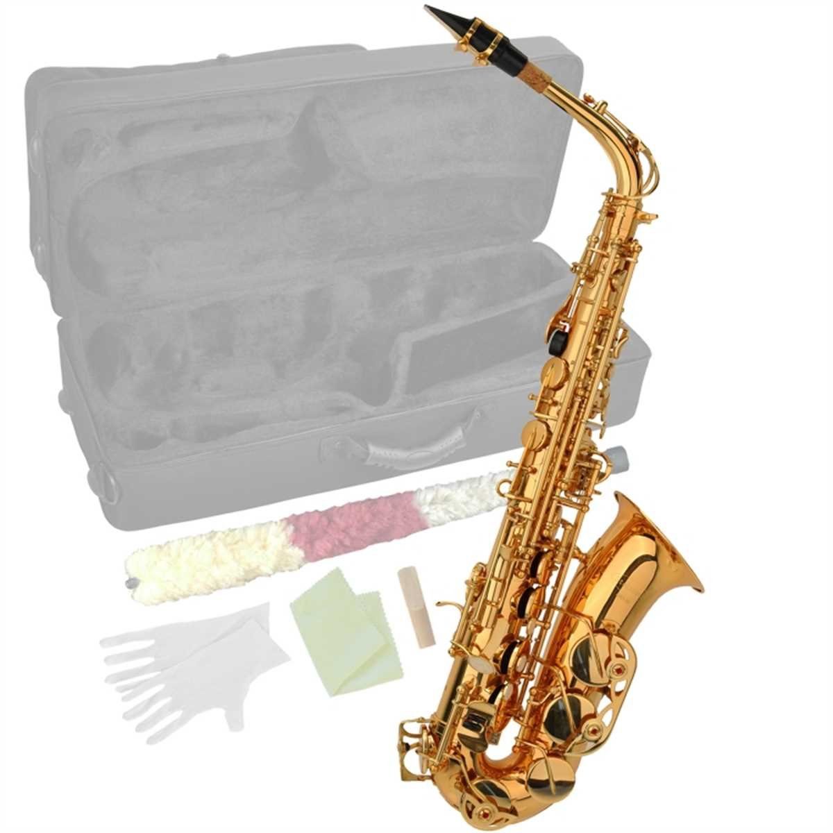 Saxophon Eb Alt-Saxophon in Messing mit hohem FIS