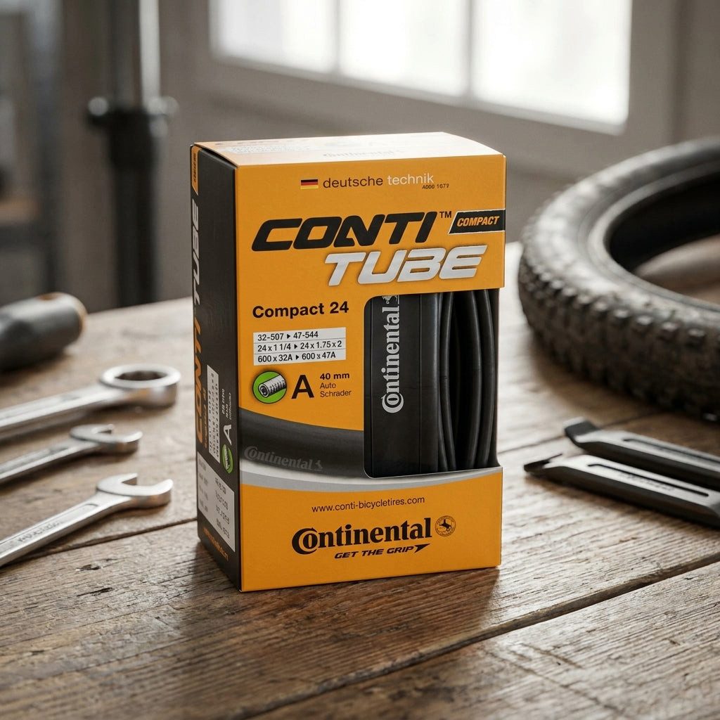 Fahrradschlauch Continental Schlauch Conti Compact 24 Zoll - 24x1.25-1.75 (32-47/507-5