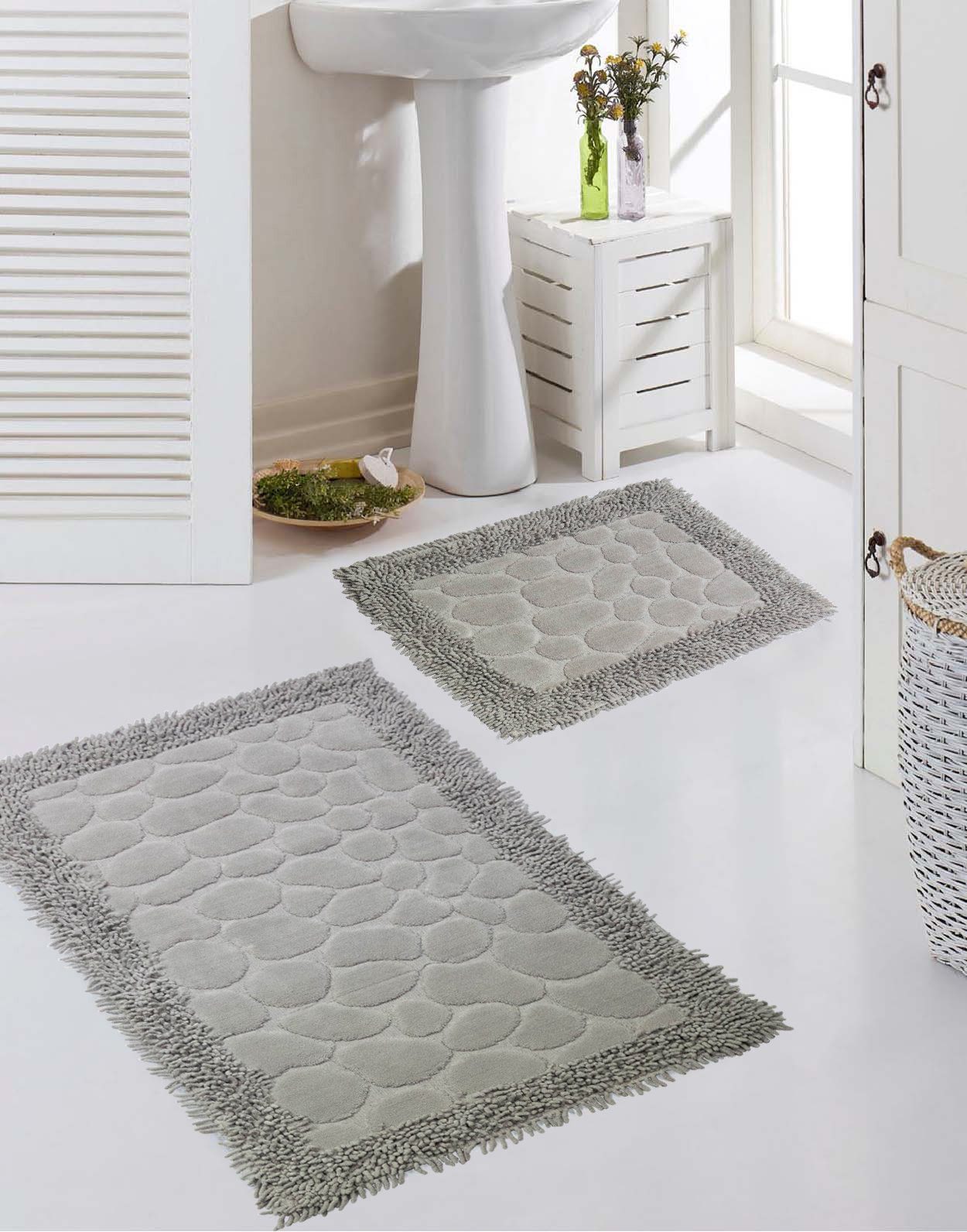 TeppichHome24 Teppich Badematten Set 2-teilig sandfarben günstig online kaufen