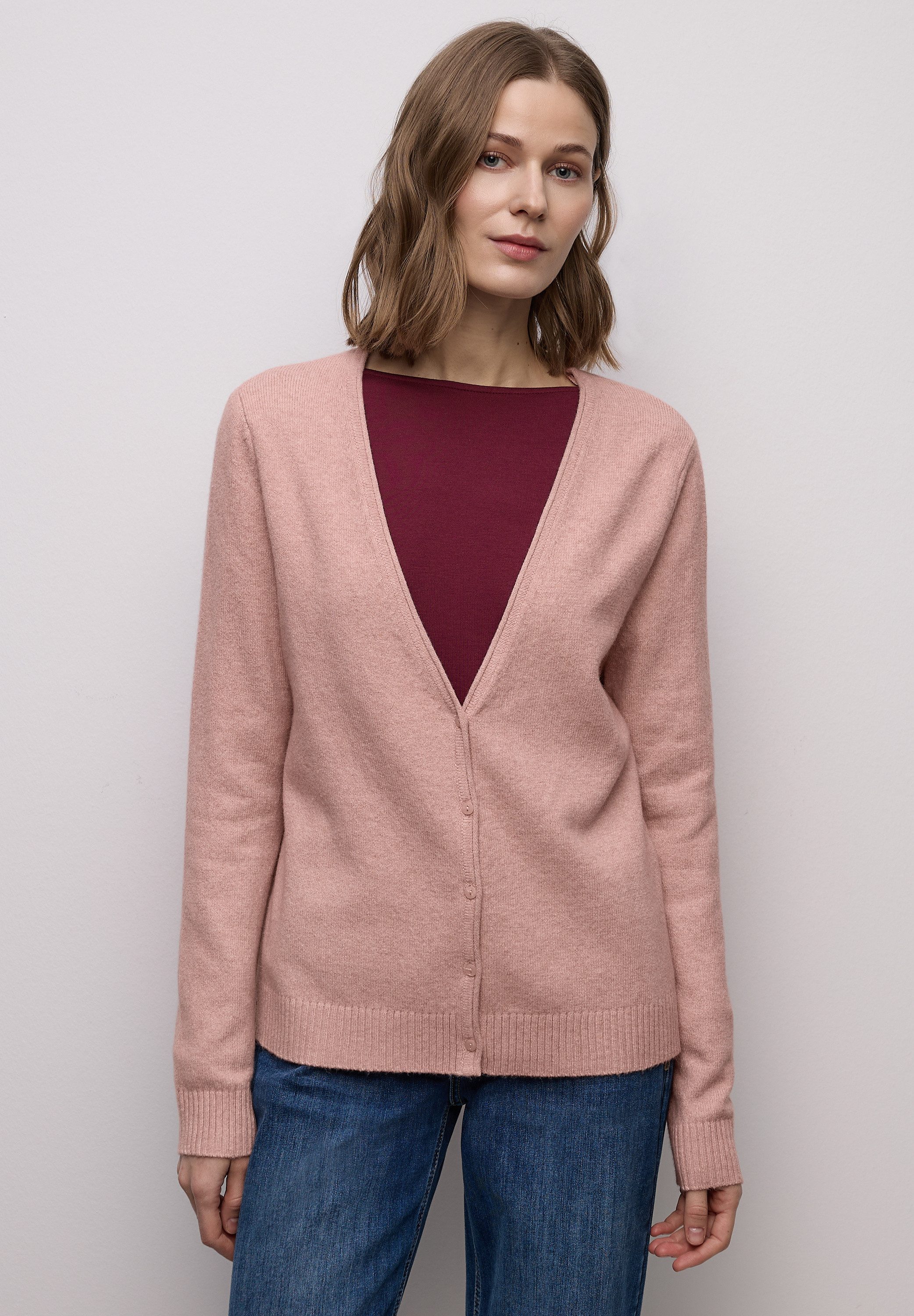 STREET ONE Cardigan mit V-Ausschnitt günstig online kaufen