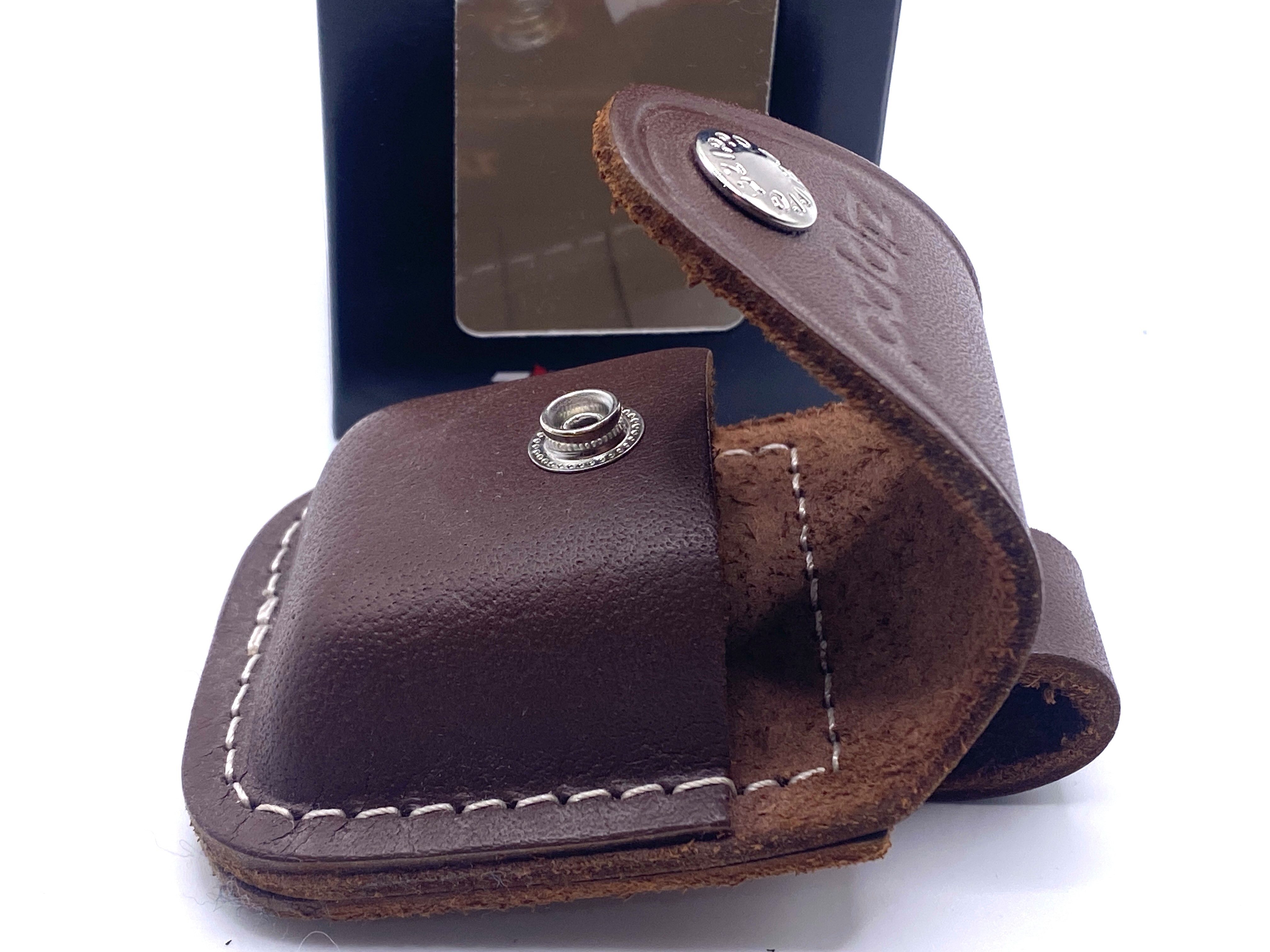 Zippo Etui Leder Tasche Echtleder Gürteltasche günstig online kaufen
