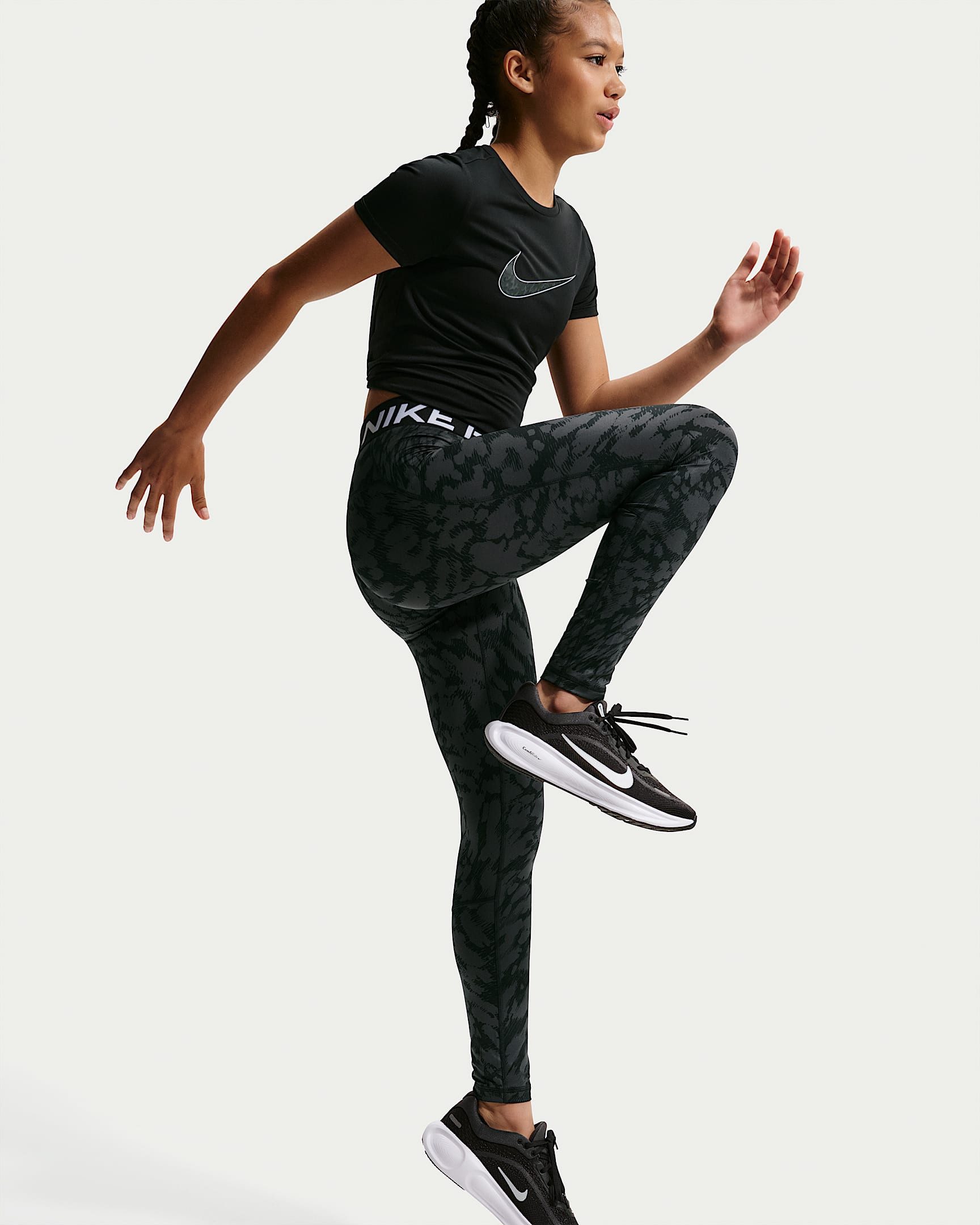 Nike Trainingstights Nike Pro Big Kids' (Girls) Leggings Für Kinder und Jugendliche