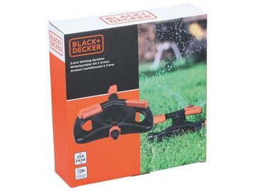 Black & Decker Bewässerungssystem BLACK & DECKER Sprinkler, 3-Arm, 25x24x8 cm