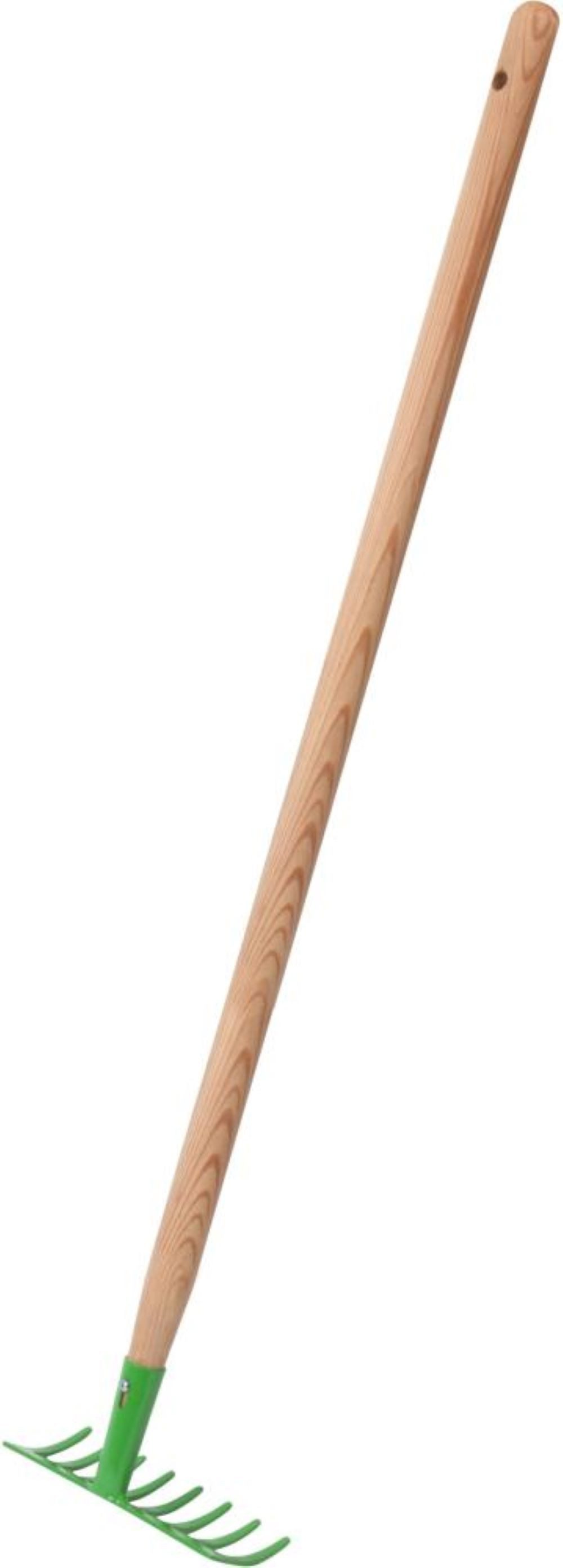 Kinder-Rechen mit Stiel 75cm und 8 Zinken