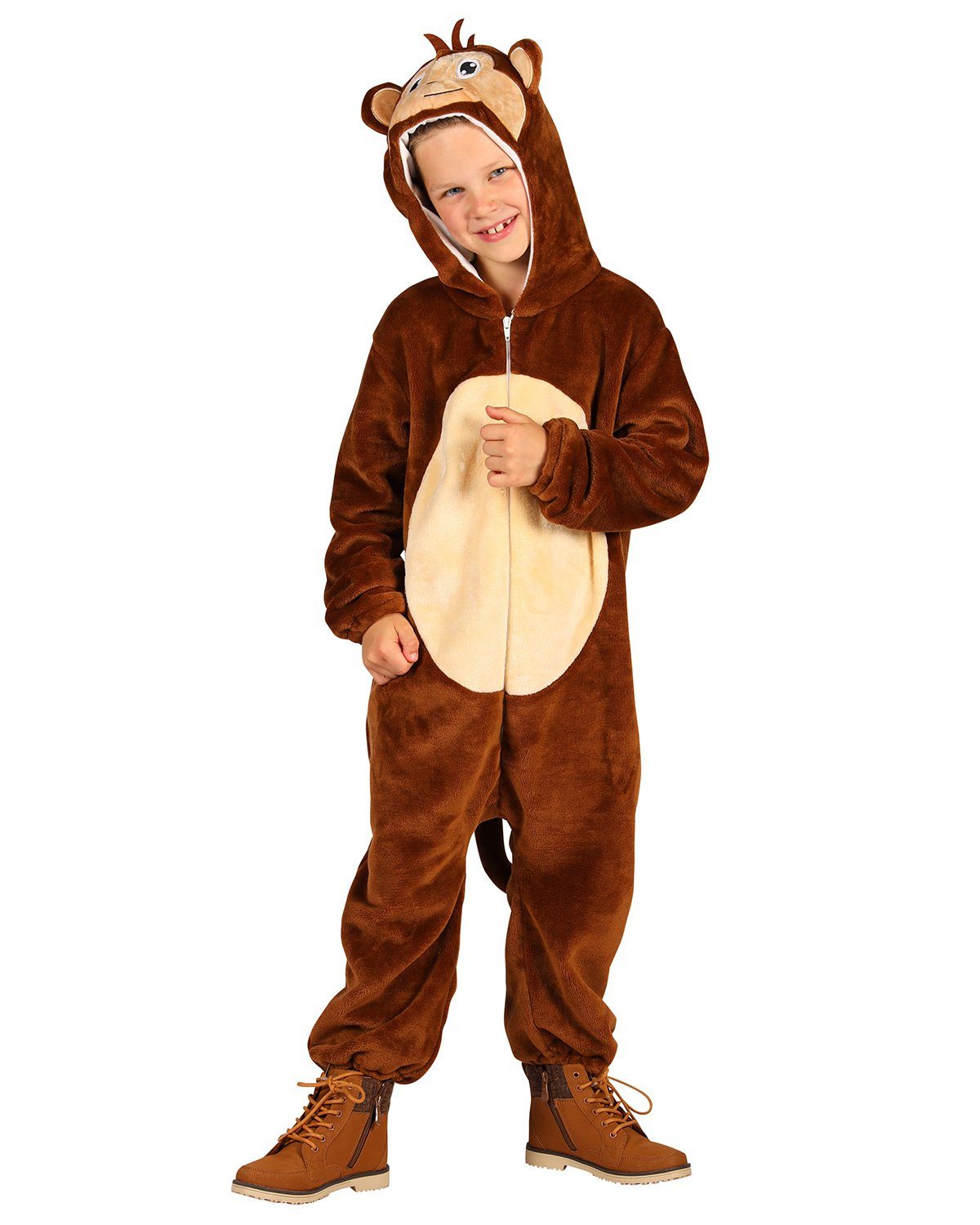 Kostüm Affe Babykostüm, Braun - Overall