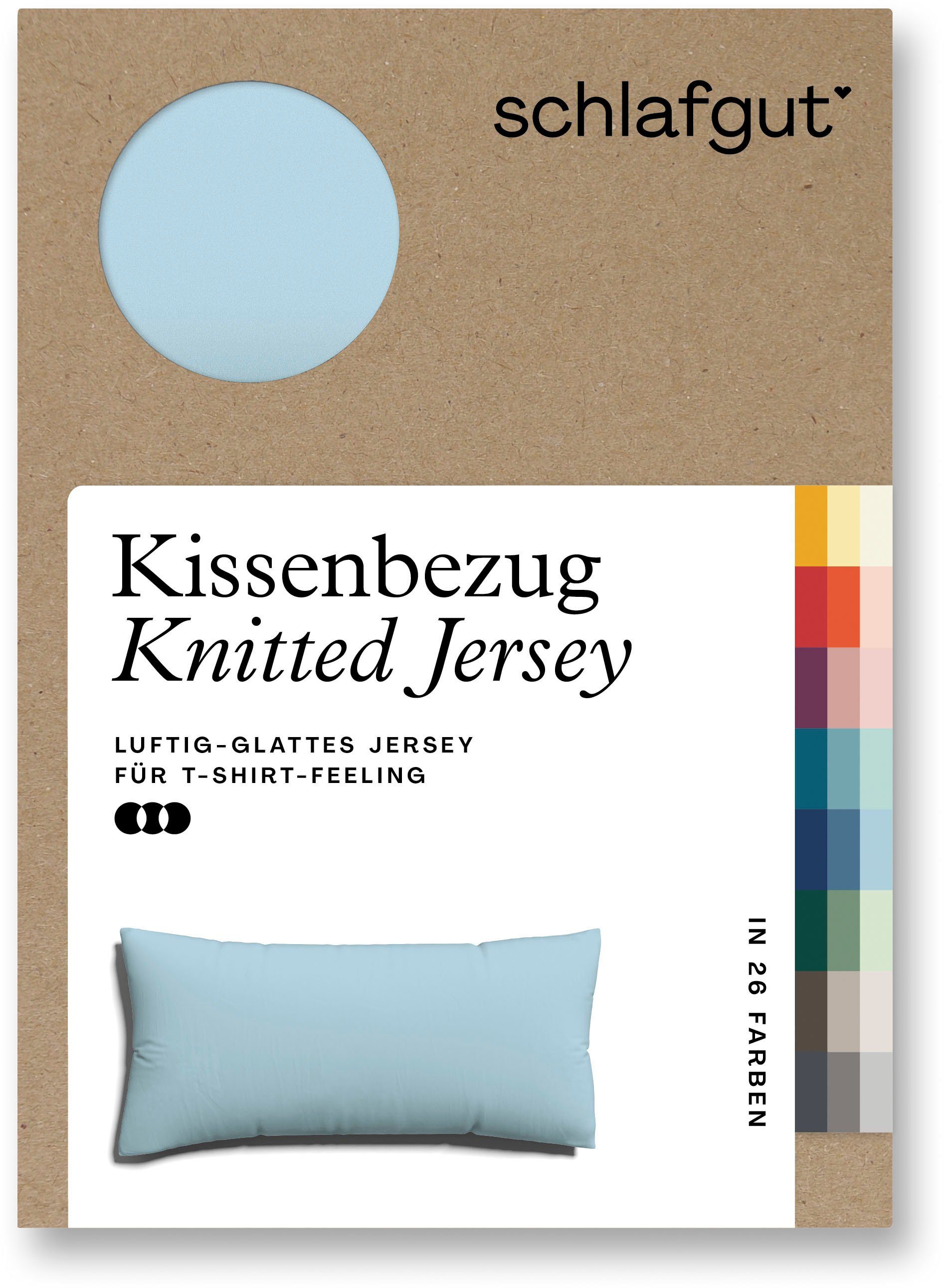 Schlafgut Kissenbezug Knitted Jersey aus Bio-Baumwolle günstig online kaufen