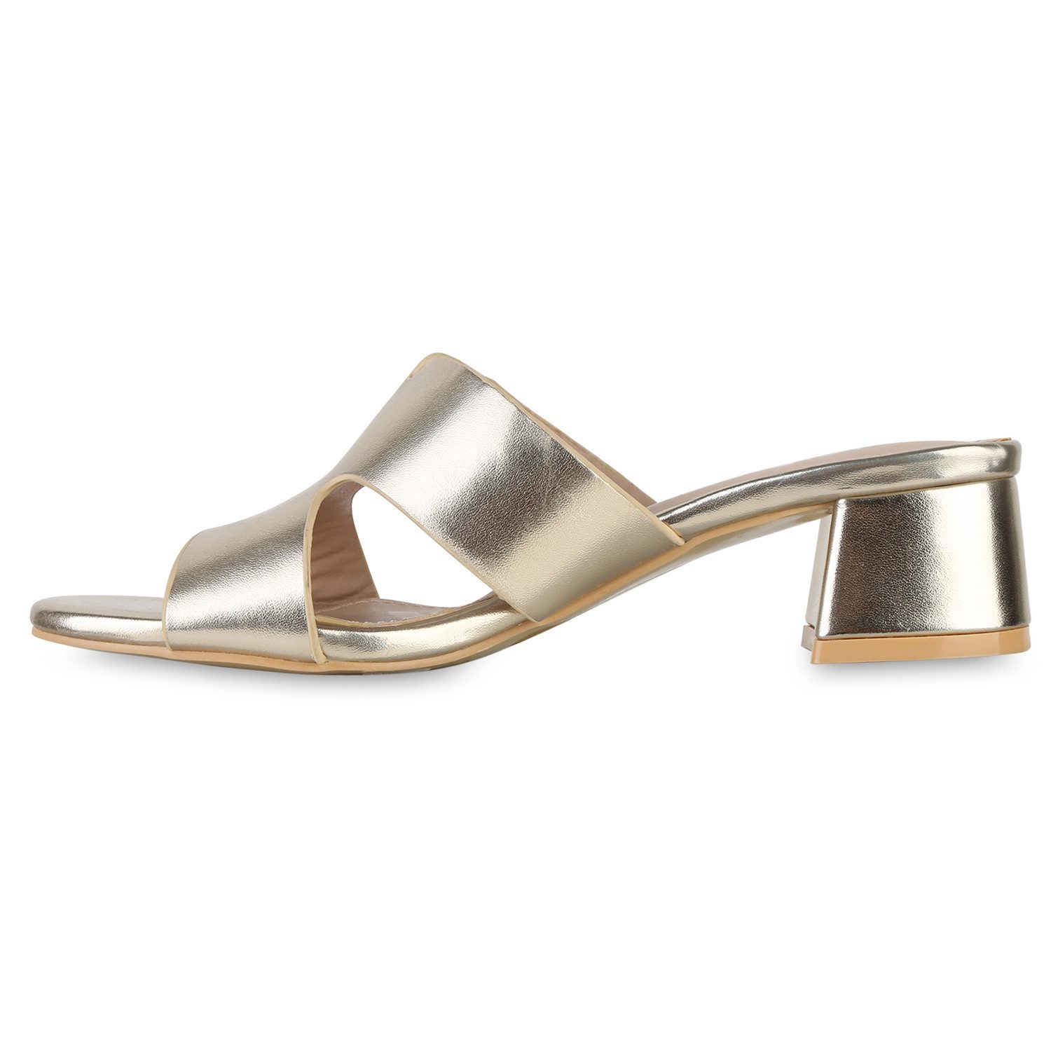 VAN HILL 841542 Sandalette Damen Pantoletten günstig online kaufen
