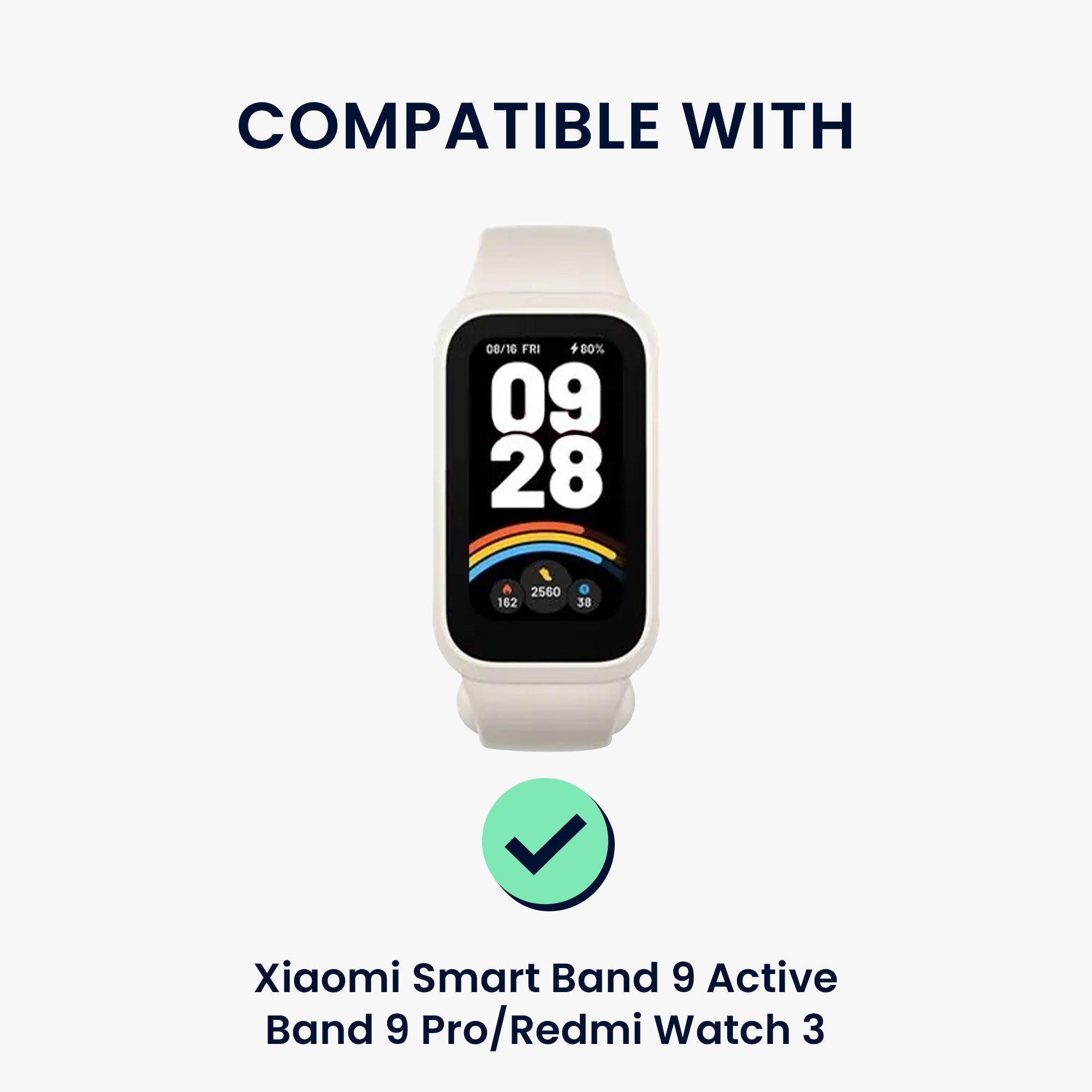 kwmobile USB Ladegerät für Xiaomi Mi Band 10 / Band 9 / 8 / 8Pro / Redmi Watch Smartwatch, 1-tlg., Smart Watch Ladestation - Ladekabel mit Standfunktion