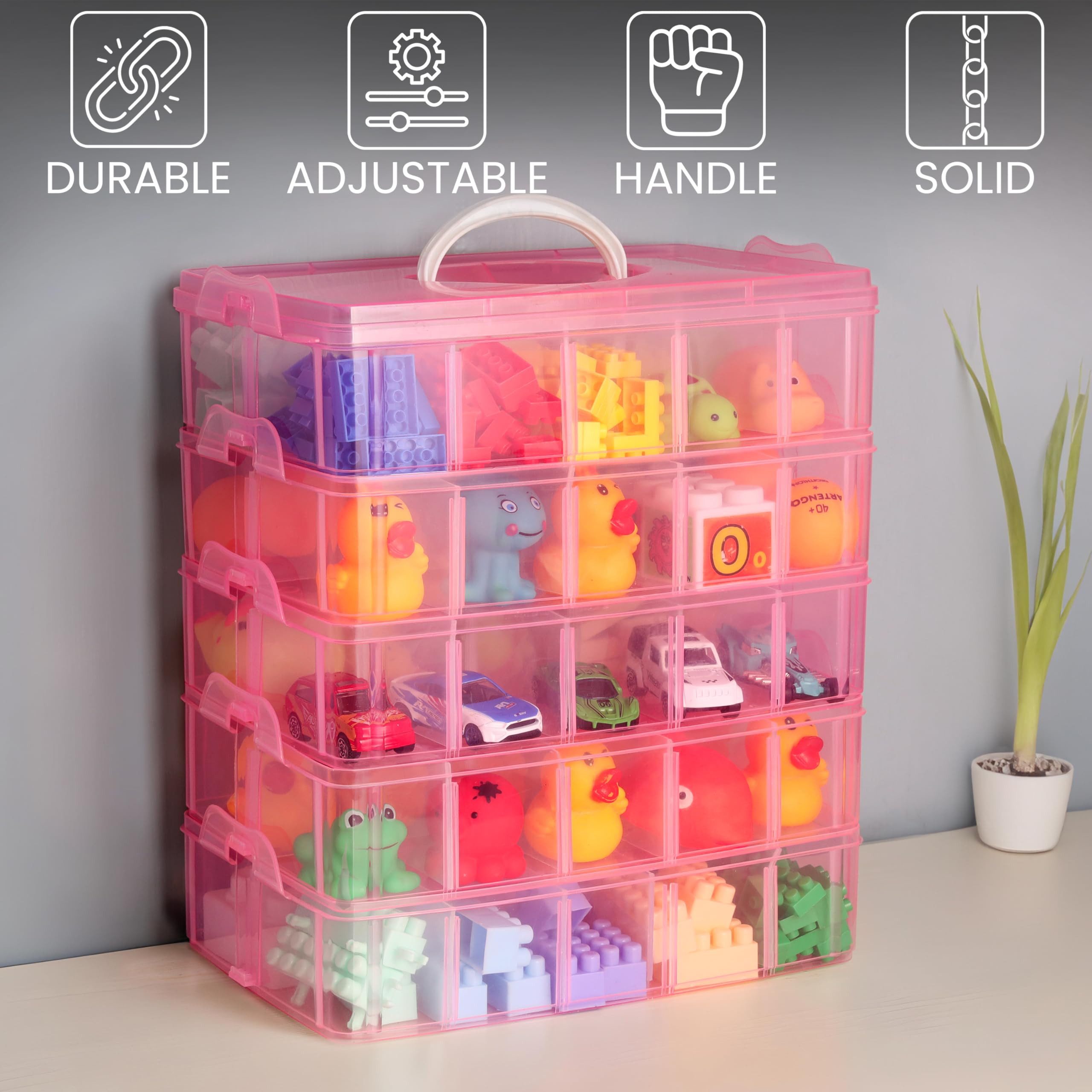 Belle Vous Aufbewahrungsbox Rosa Sortierboxen - günstig online kaufen