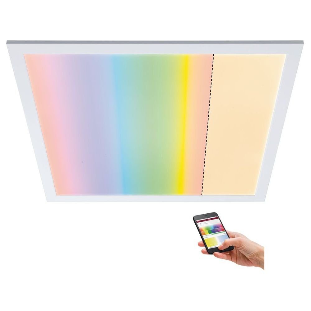 Paulmann LED Panel LED Wand- und Deckenleuchte Amaris RGBW 4000lm, keine Angabe, Leuchtmittel enthalten: Ja, fest verbaut, LED, warmweiss, LED Panele