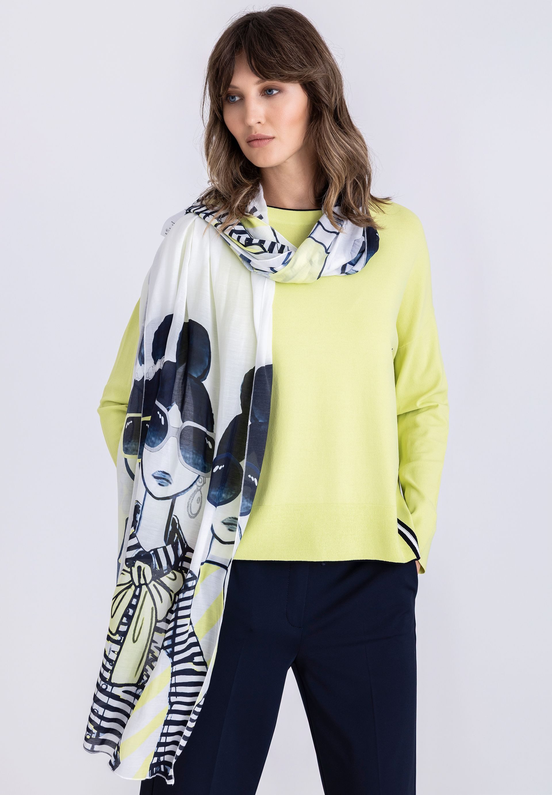 TUZZI Halstuch mit Printmix