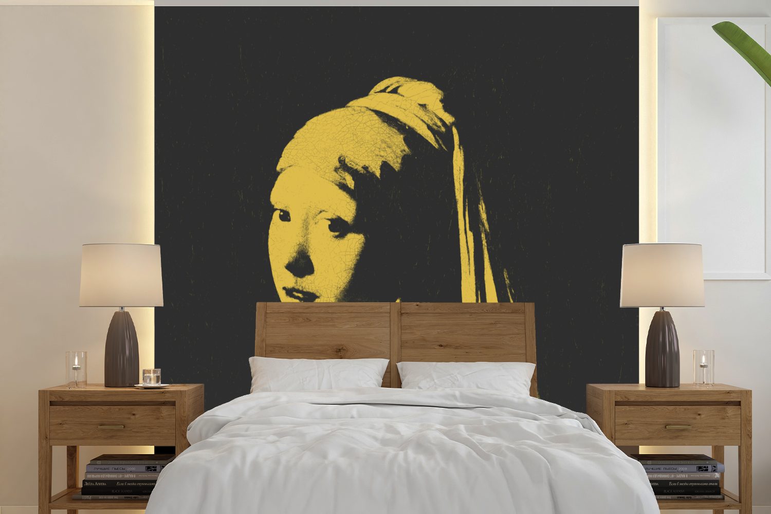 für Fototapete MuchoWow Perlenohrring oder St), bedruckt, Vermeer Wandtapete - Kunst, - Tapete mit Vinyl Mädchen Schlafzimmer, Das dem Wohnzimmer Matt, (5