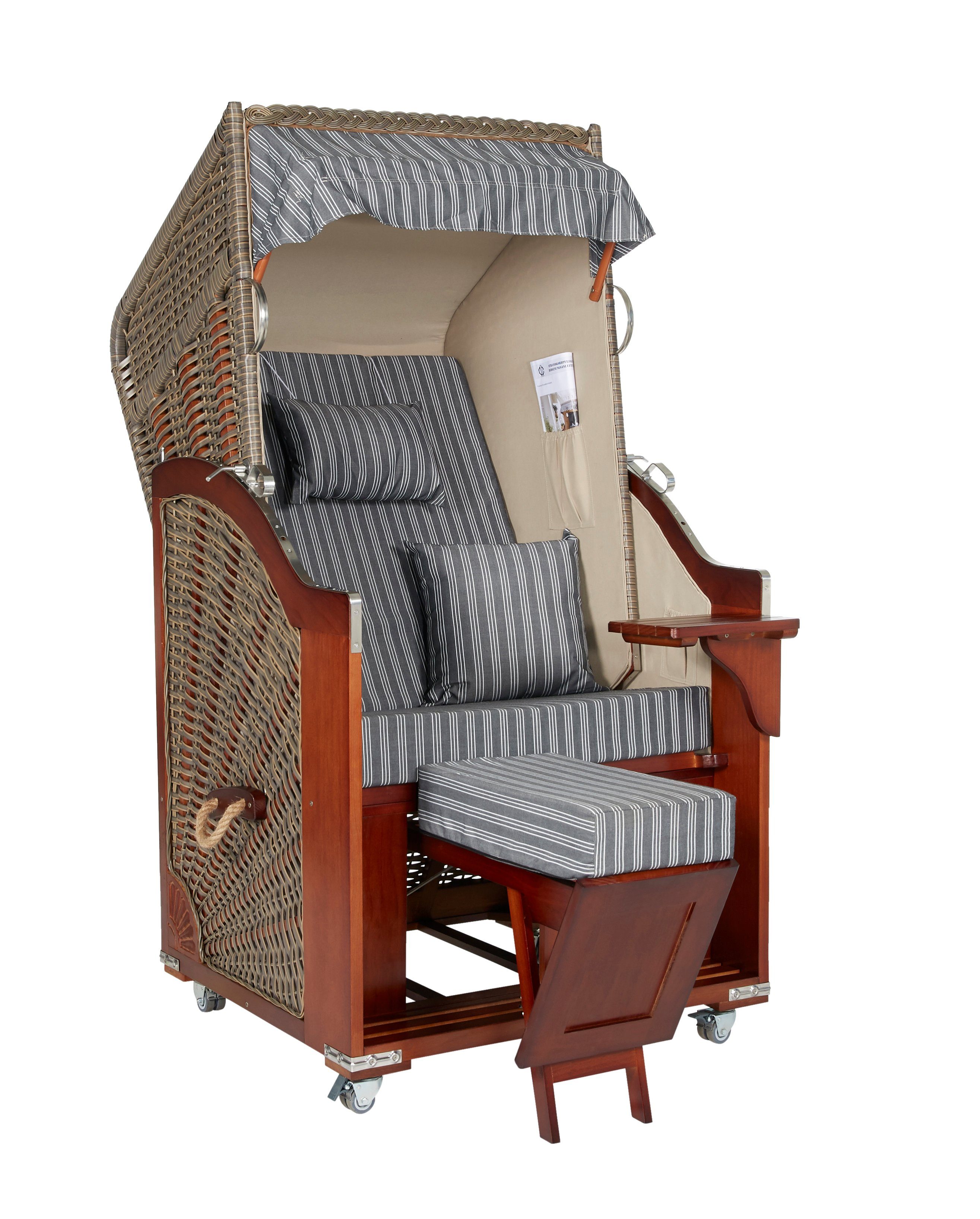 intergrill Strandkorb Ava Deluxe Einsitzer, BxTxH: 97x80x170 cm, Gartenmöbe günstig online kaufen