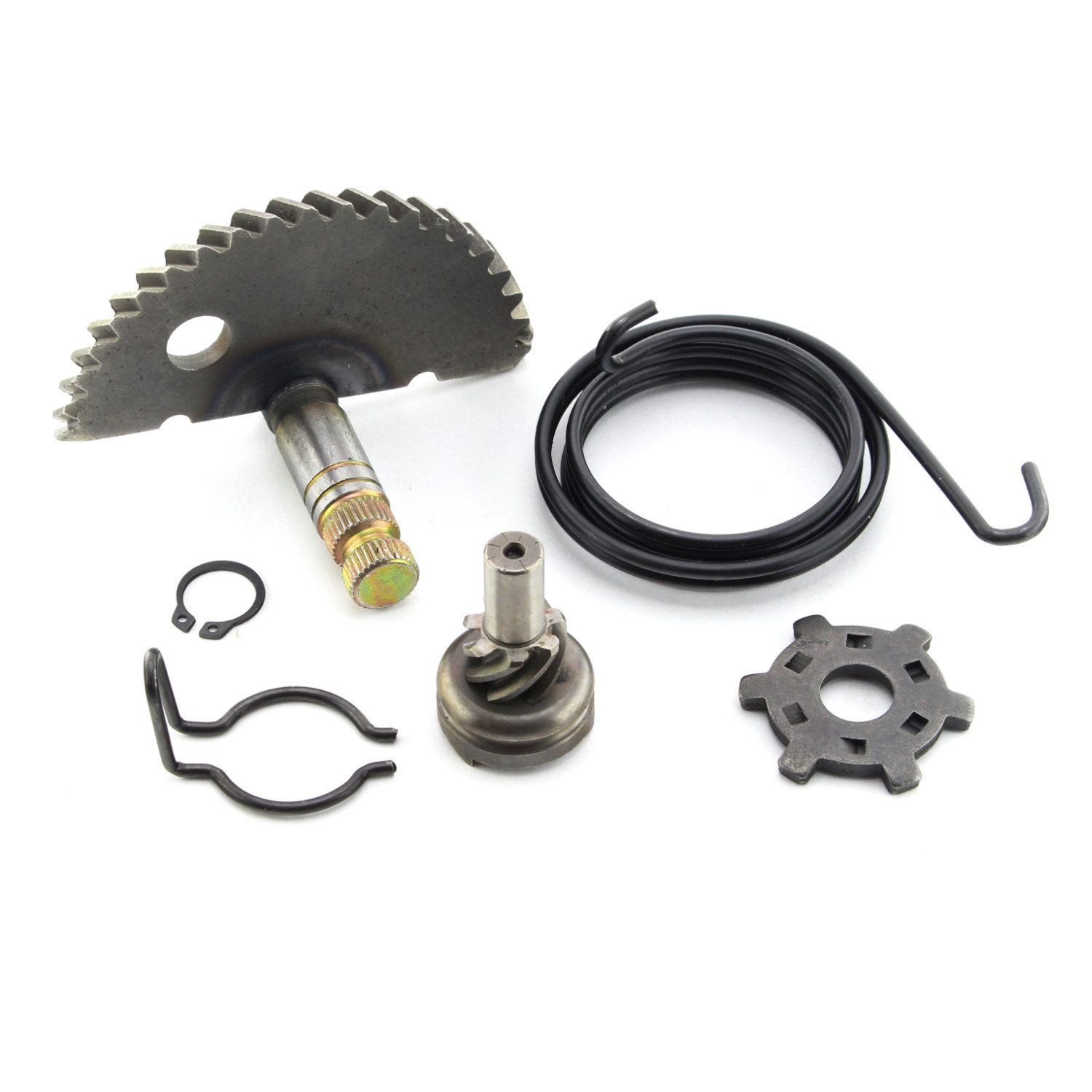 Area1 Getriebezusatz Kickstarter Ritzel, Mitnehmer, Feder Reparatur Revisions Set, (1-St)