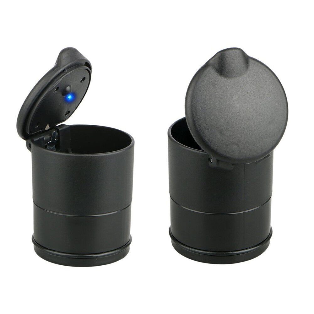 Aschenbecher 2 x Auto-Aschenbecher mit LED Windaschenbecher mit Deckel Gluttöter Li