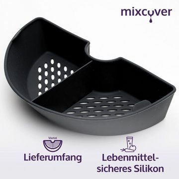 Mixcover Küchenmaschinen-Adapter mixcover Garraumteiler (viertel) für Bosch Cookit Dampfgarraum