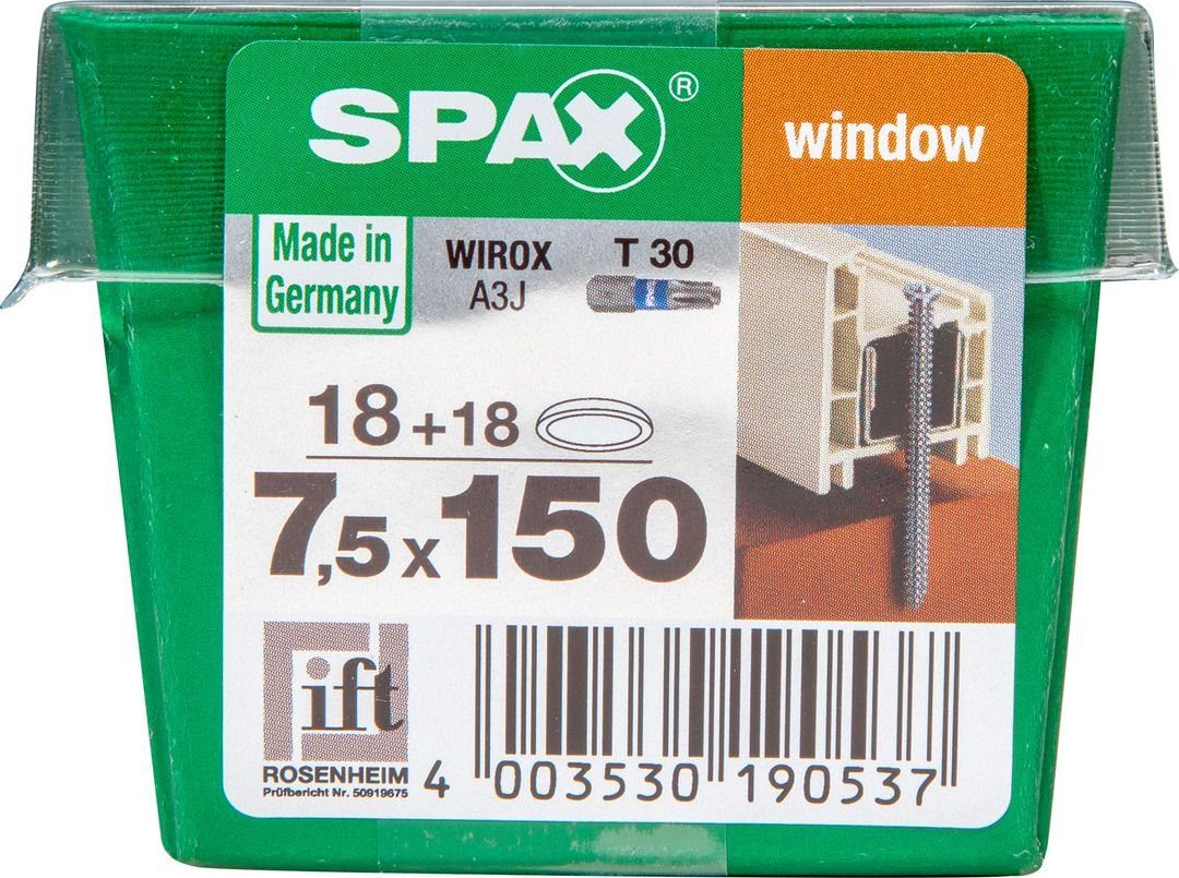 SPAX Holzbauschraube Spax Rahmenanker 7.5 x 150 mm TX 30 - 18 Stk.