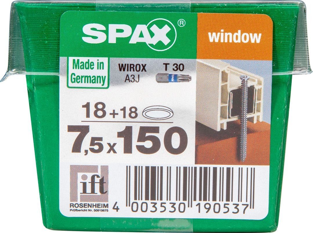 Thumbnail - SPAX Holzbauschraube Spax Rahmenanker 7.5 x 150 mm TX 30 - 18 Stk.