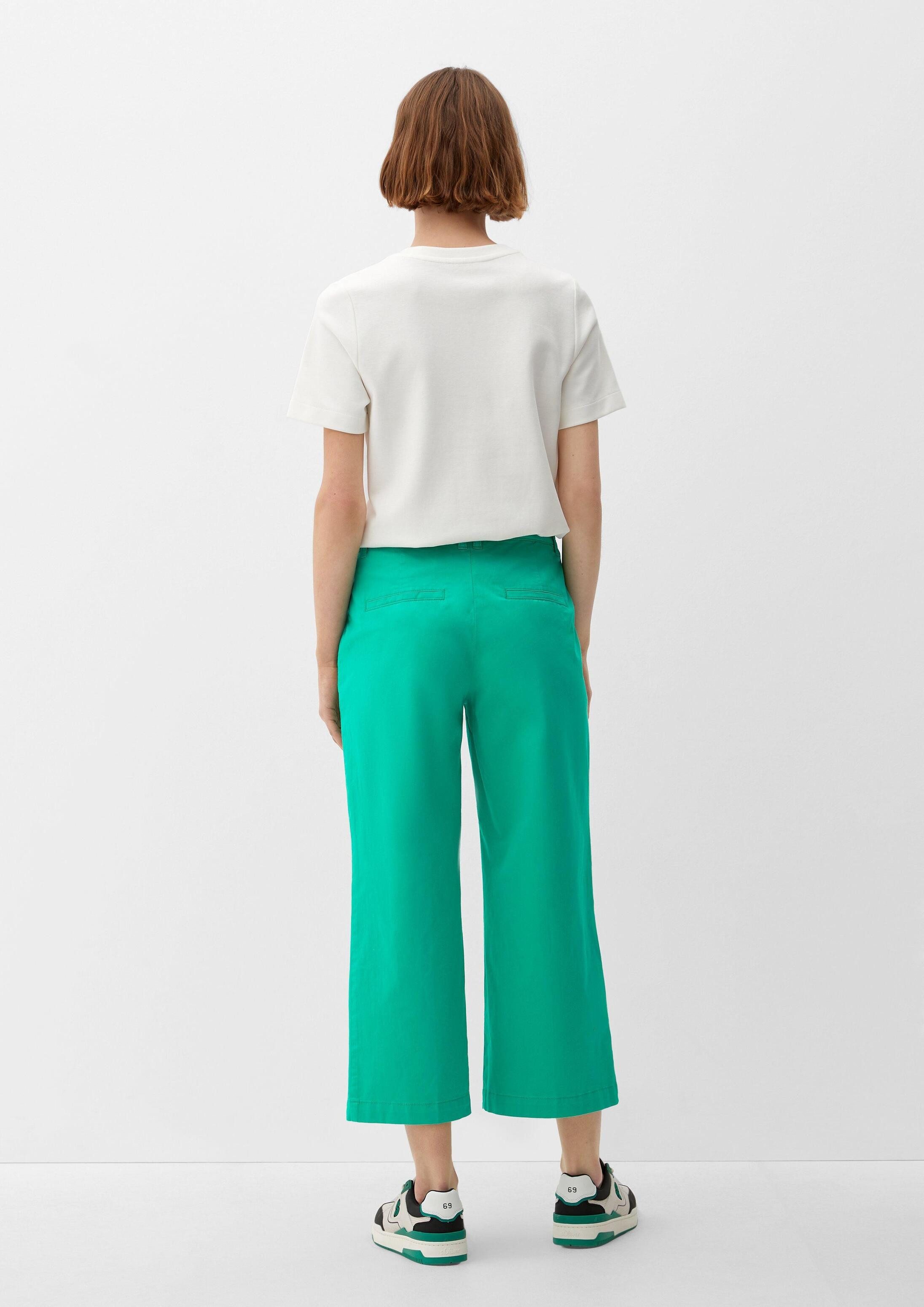 s.Oliver Culotte Hose Regular: Culotte mit High Rise-Bund