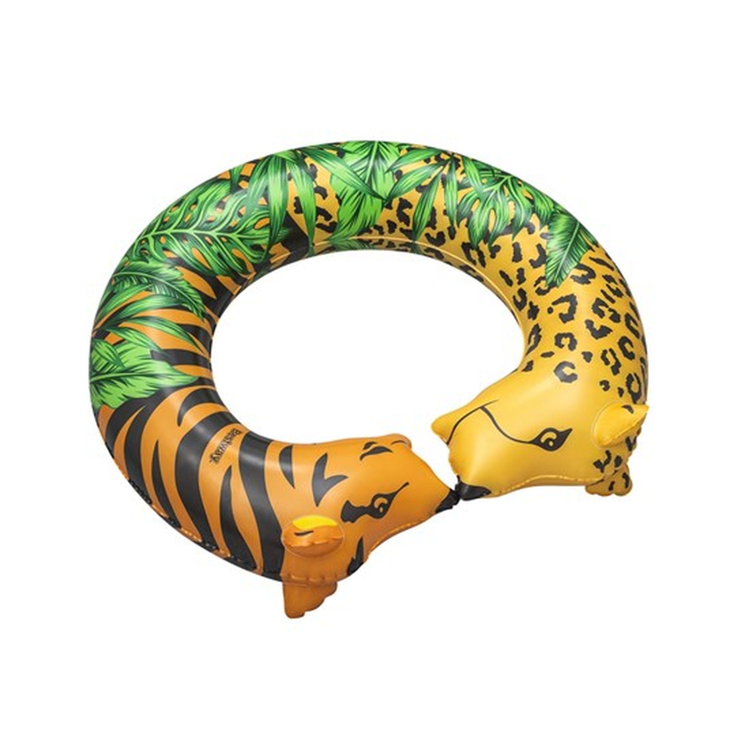 Bestway Schwimmtier Schwimmring Jungle Dream Aufblasbarer Dschungel-Badespaß 109x89cm