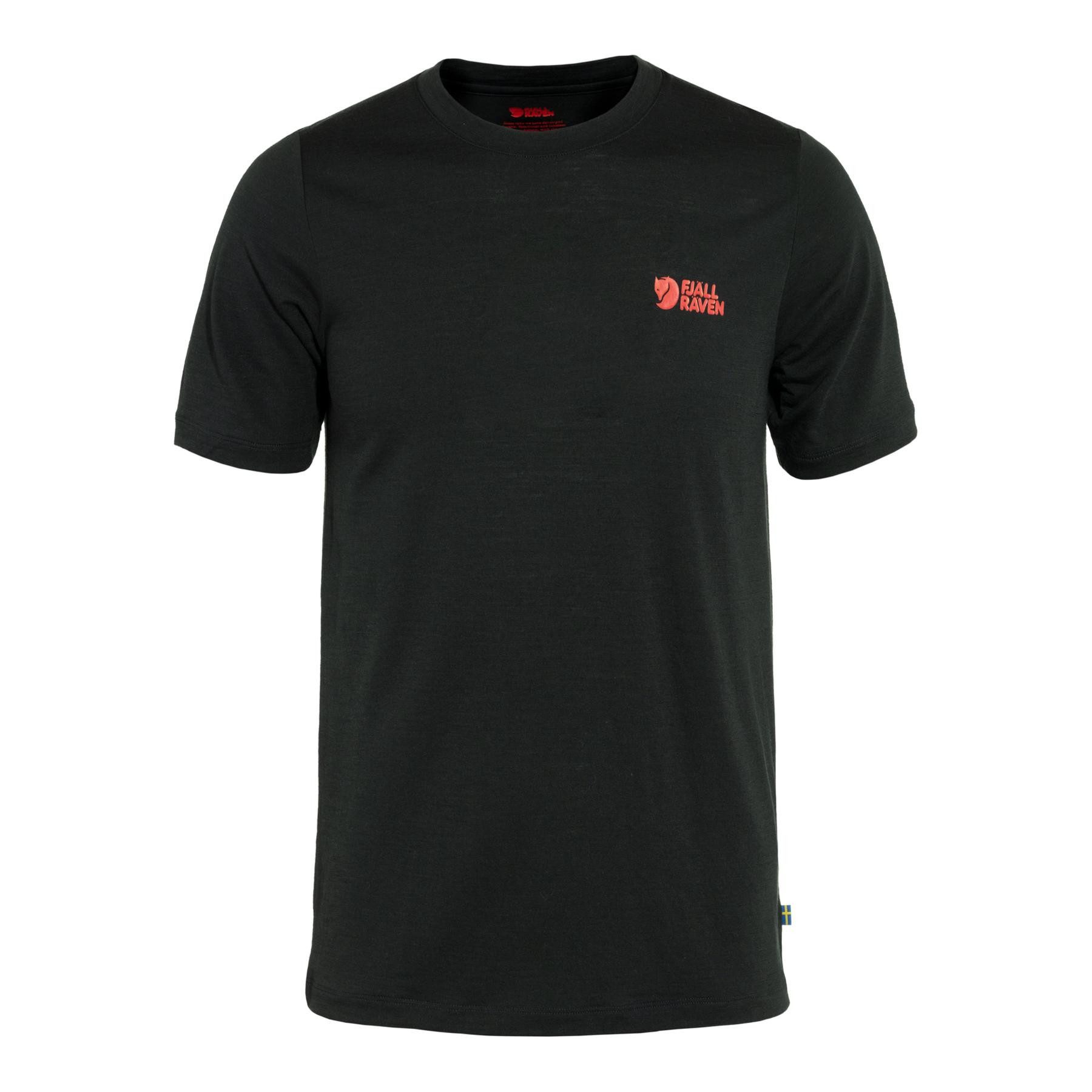 Fjällräven Kurzarmshirt Abisko Wool Logo SS Herren