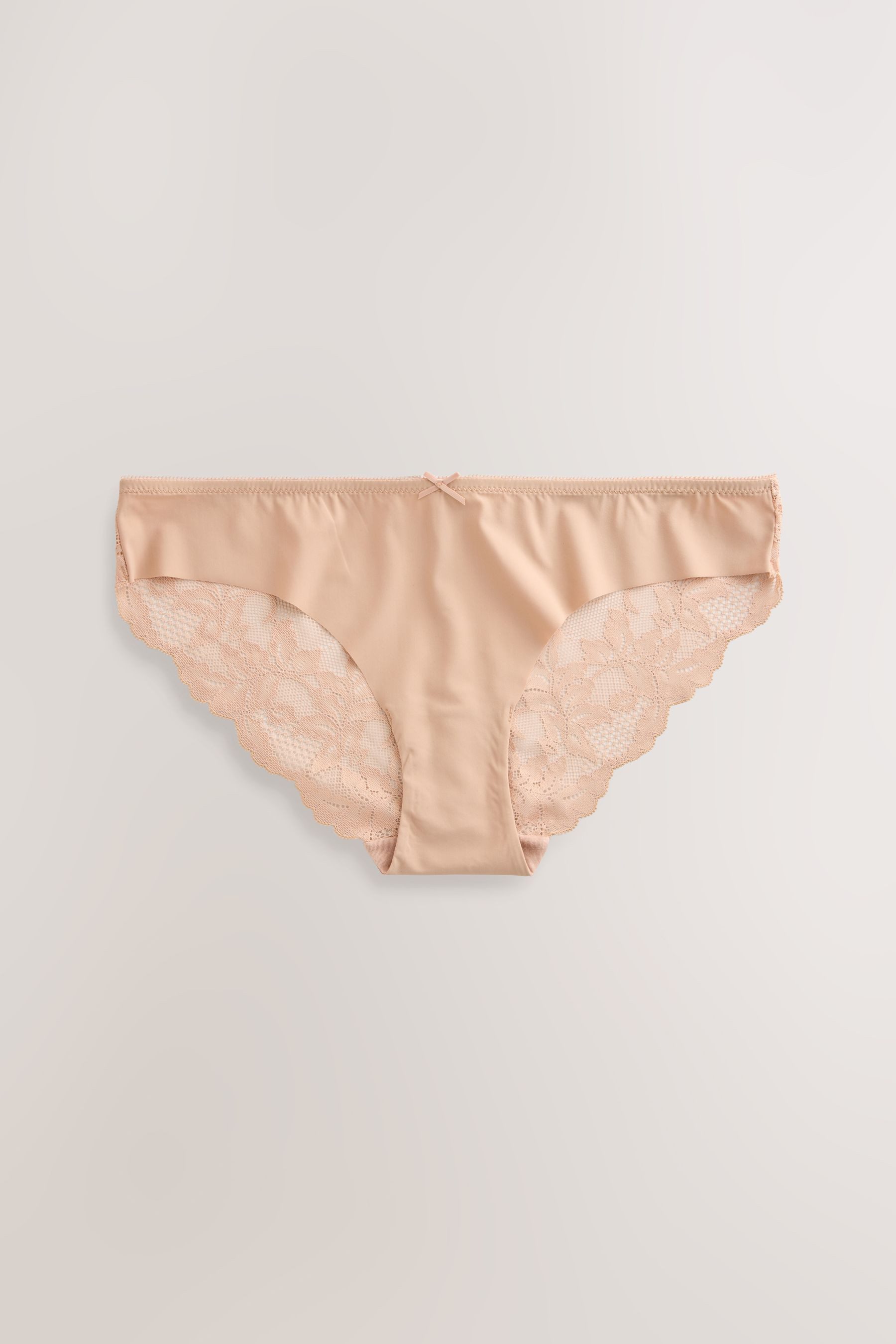 Next Brasilslip Nahtlose Slips mit Spitzeim 7er-Pack, Brazilian (7-St)