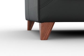 machalke® 3-Sitzer amadeo, Ledersofa mit geschwungenen Armlehnen, Breite 213 cm