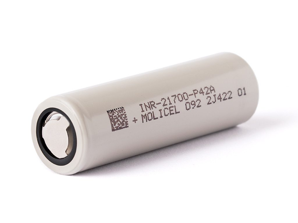 Molicel INR21700-P42A, 4200mAh 30A bis max. 45A Li-Ionen-Akku -21700 Akku für Akku (1 St)