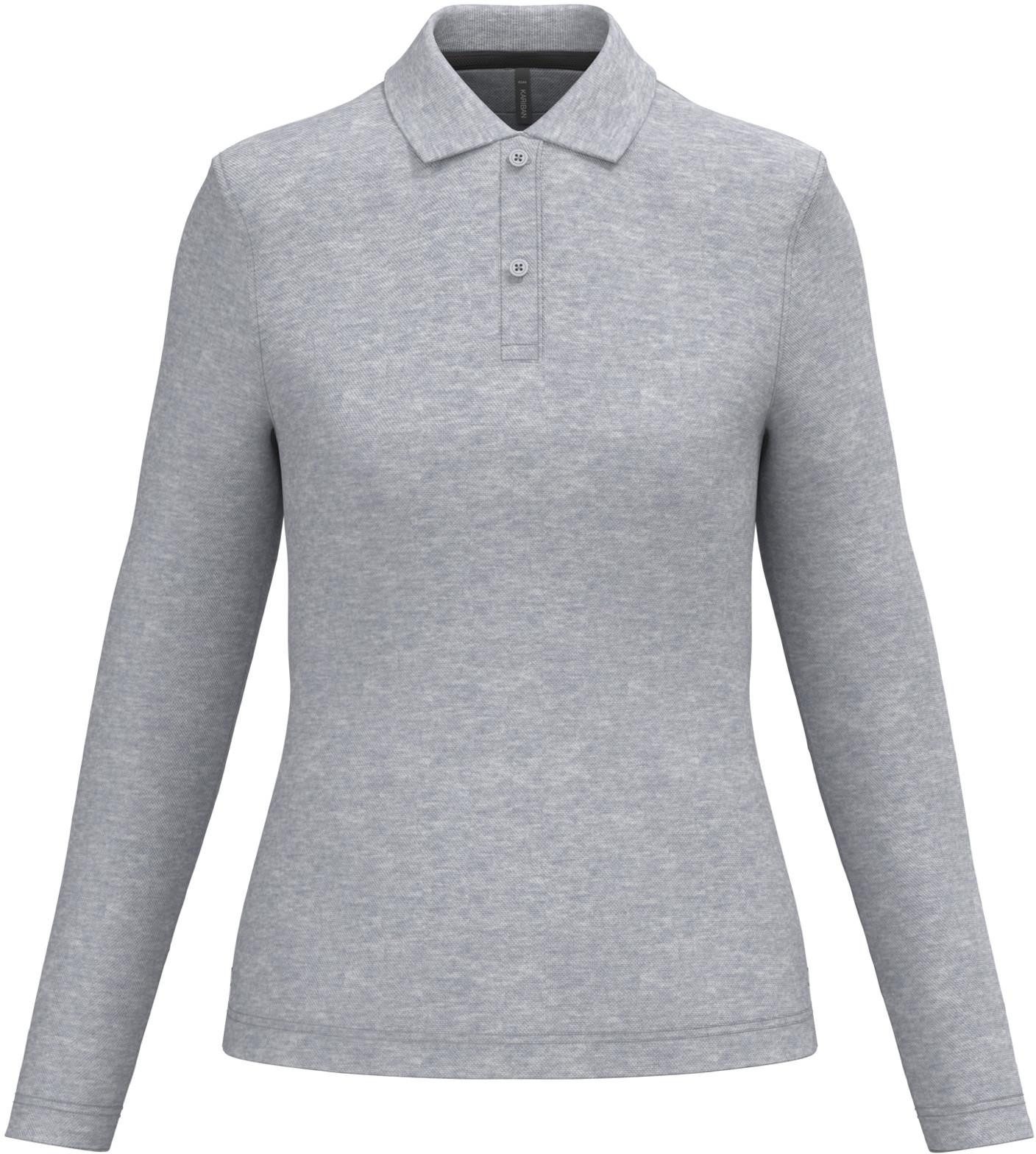 Kariban Langarm-Poloshirt Damen Piqué Poloshirt Langarm günstig online kaufen