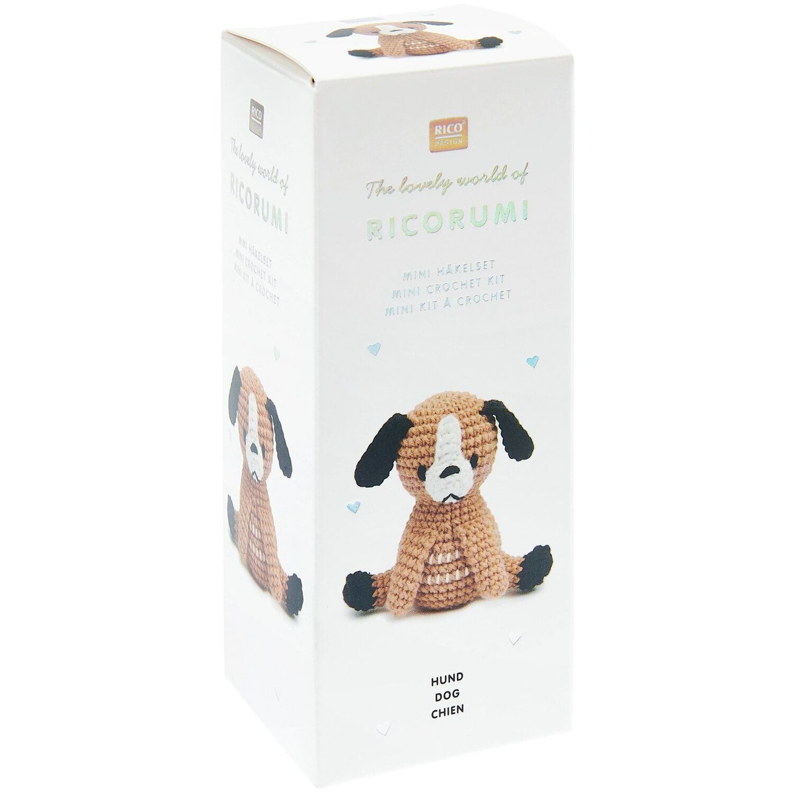 Rico Design Kreativset Ricorumi Mini Easy Häkelsets, (verschiedene Varianten), DIY-Set