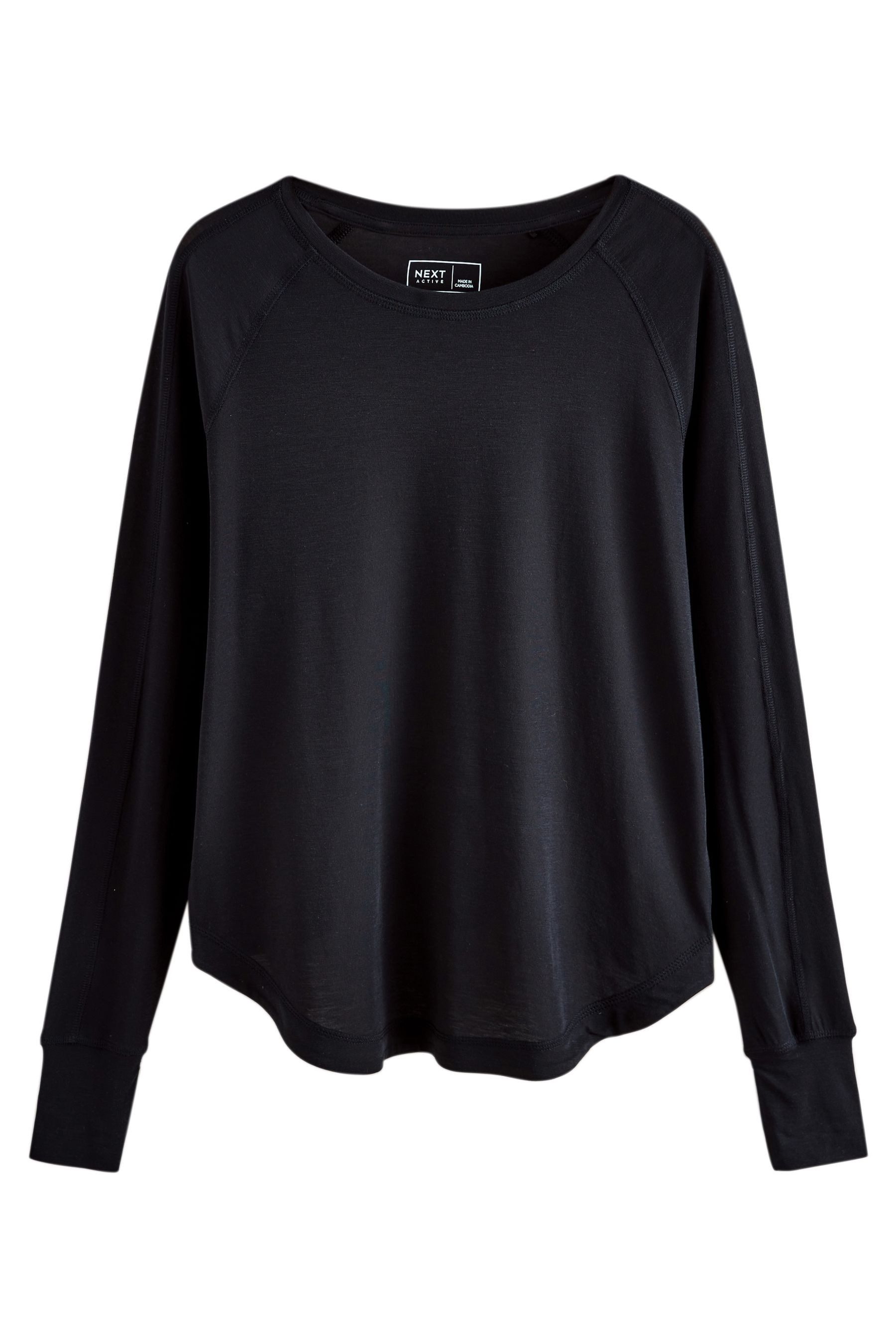 Next Langarmshirt Active Langarm-T-Shirt mit Rundhalsausschnitt (1-tlg) günstig online kaufen