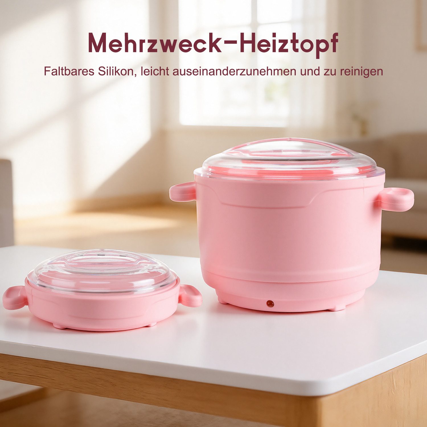 oyajia Enthaarungswachs Faltbar Wachswärmer, Haarentfernung Waxing Kit mit 4X100g Wachsperlen, 20 Holzspateln, 5 x Aluminiumfolienschale, für Gesicht, Bikini, Bein