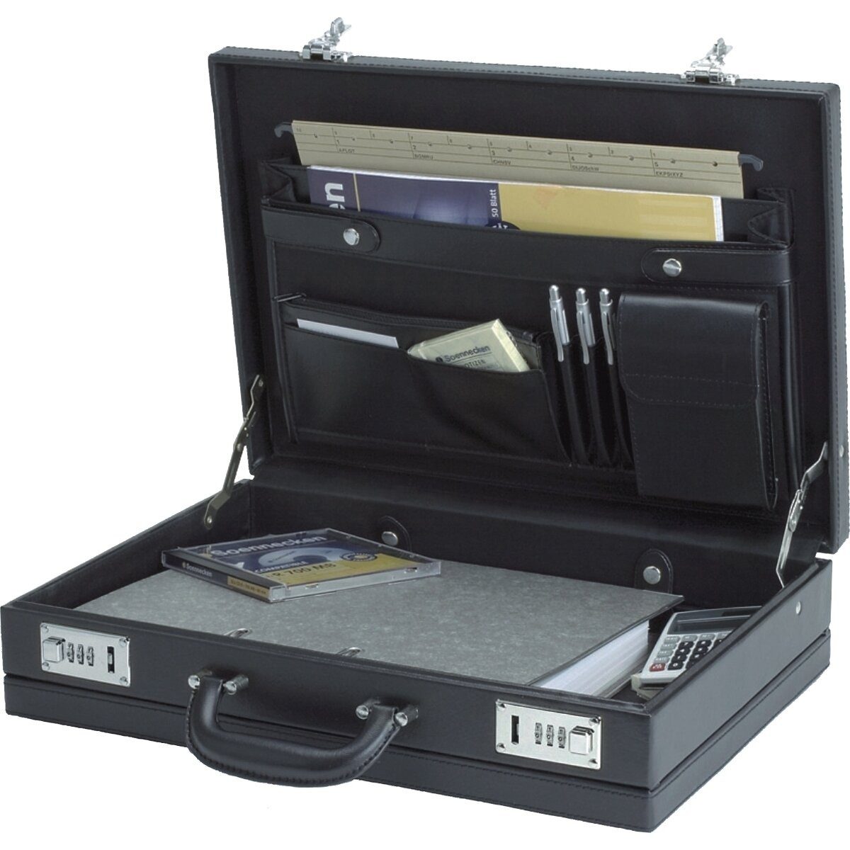 Alassio® Aktentasche Attachekoffer Ponte schwarz – Bild 2 von 4