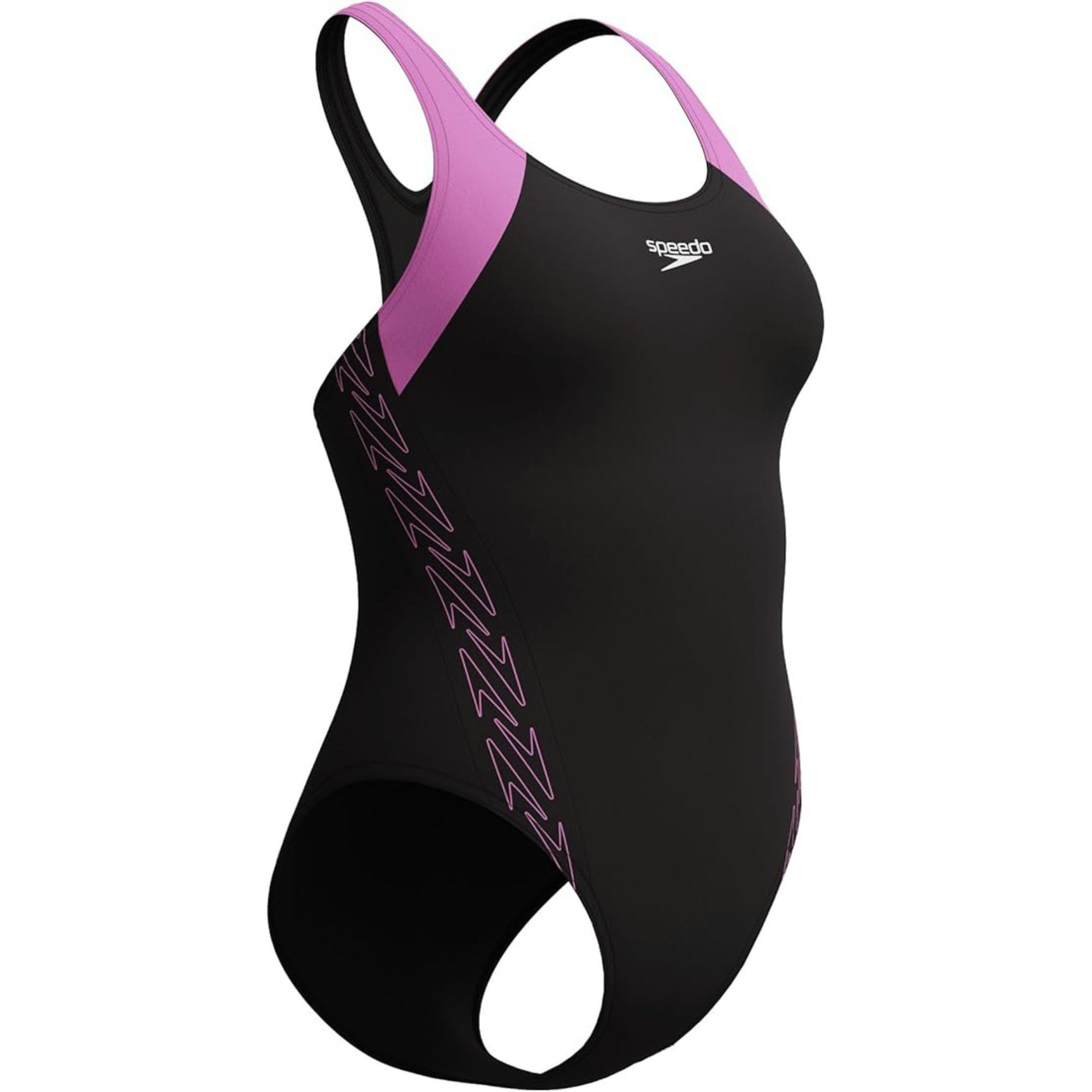 Speedo Schwimmanzug HyberBoom Splice-Racerback-Badeanzug - Neon Violet günstig online kaufen