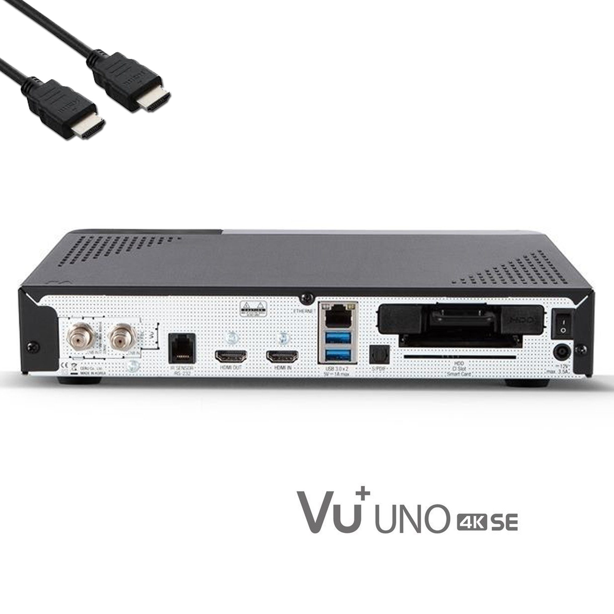 VU+ VU+ UNO 4K Twin Sat SAT-Receiver Receiver HDR E2 1x SE Linux FBC UHD Tuner - DVB-S2